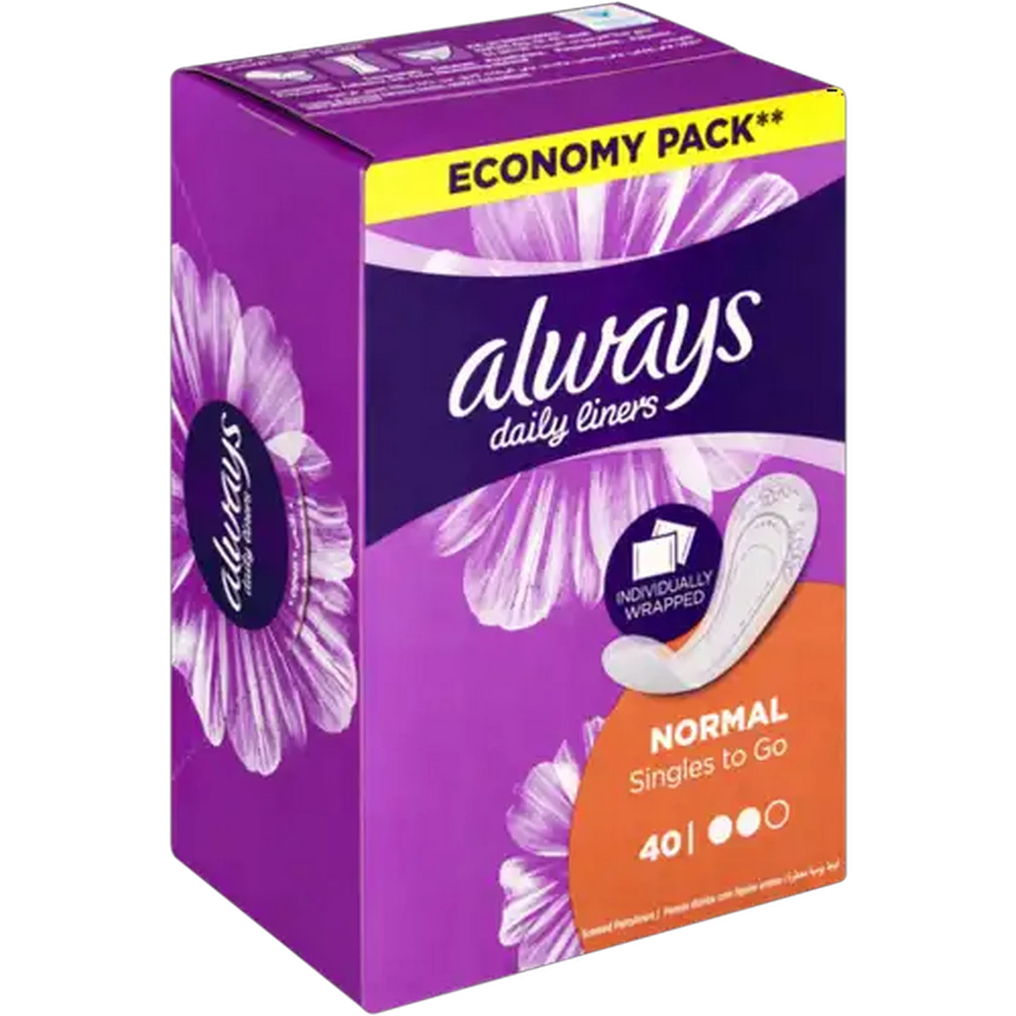 Image of Always Comfort Protect Daily Pantyliners 40 Pack