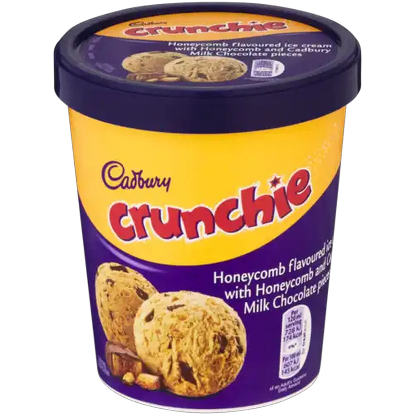 Image of Cadbury Crunchie Ice Cream Tub 480ml