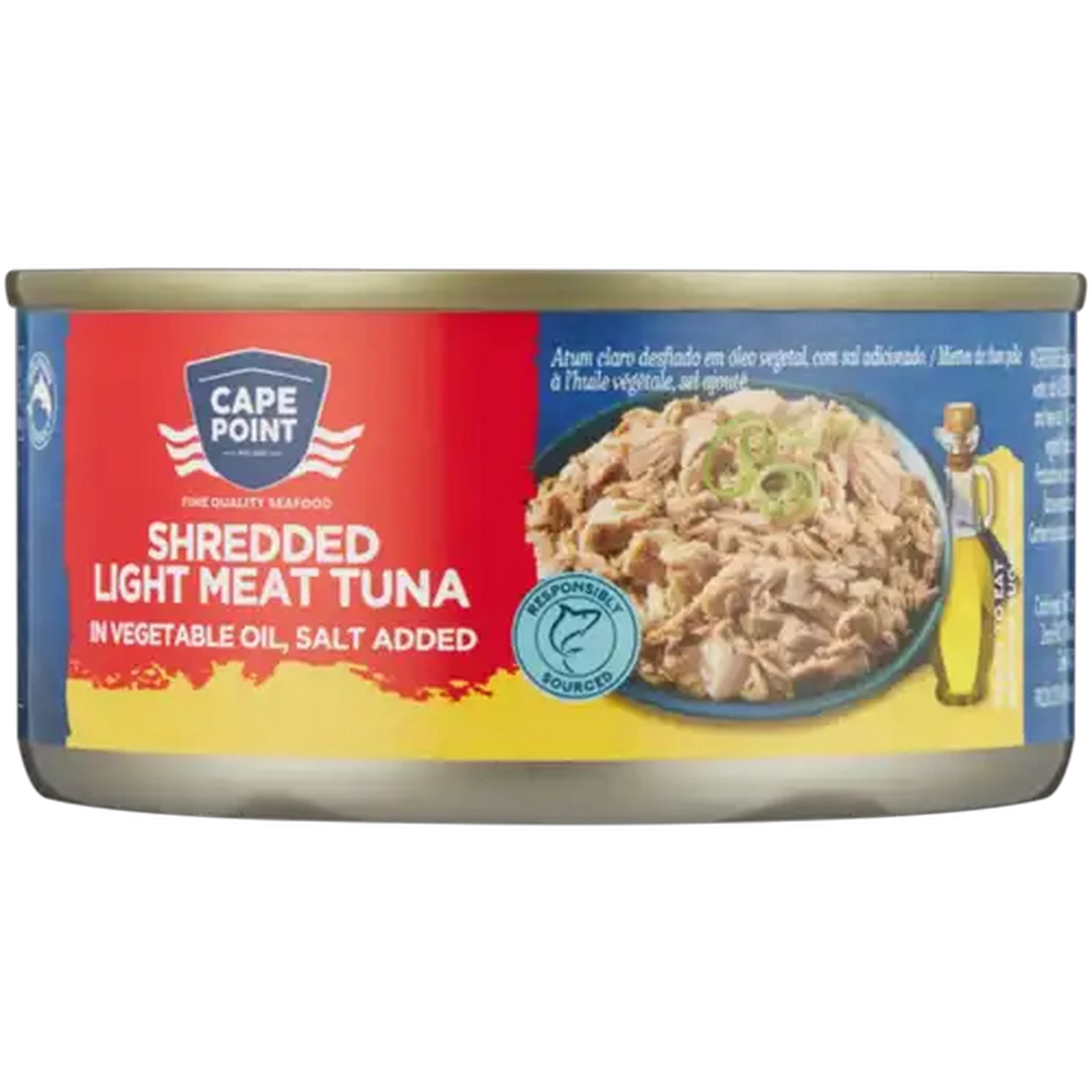Image of Cape Point Shredded Light Meat Tuna in Vegetable Oil 170g