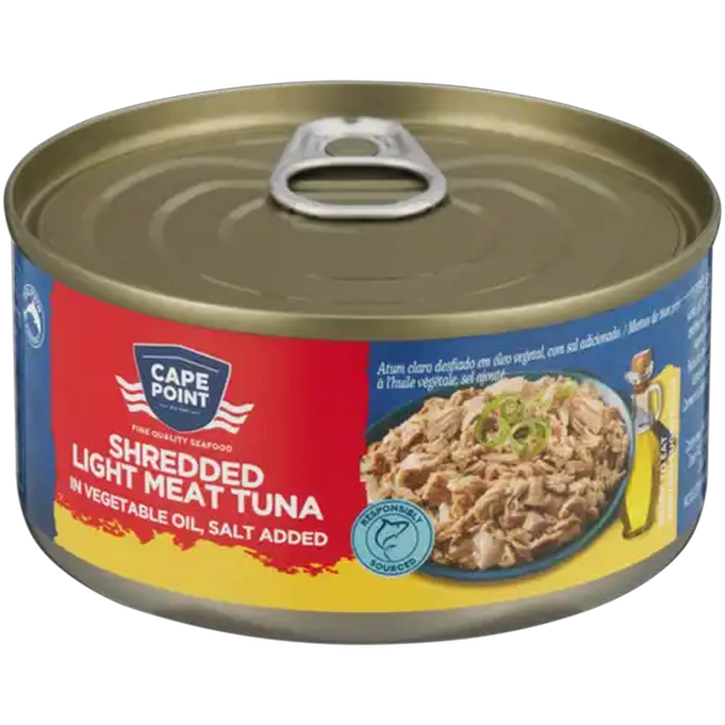 Image of Cape Point Shredded Light Meat Tuna in Vegetable Oil 170g