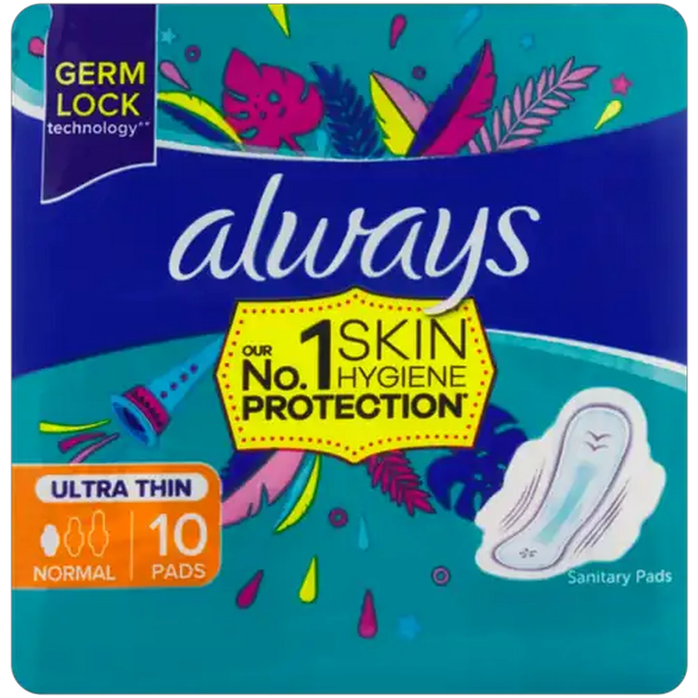 Image of Always Normal Ultra Thin Sanitary Pads 10 Pack