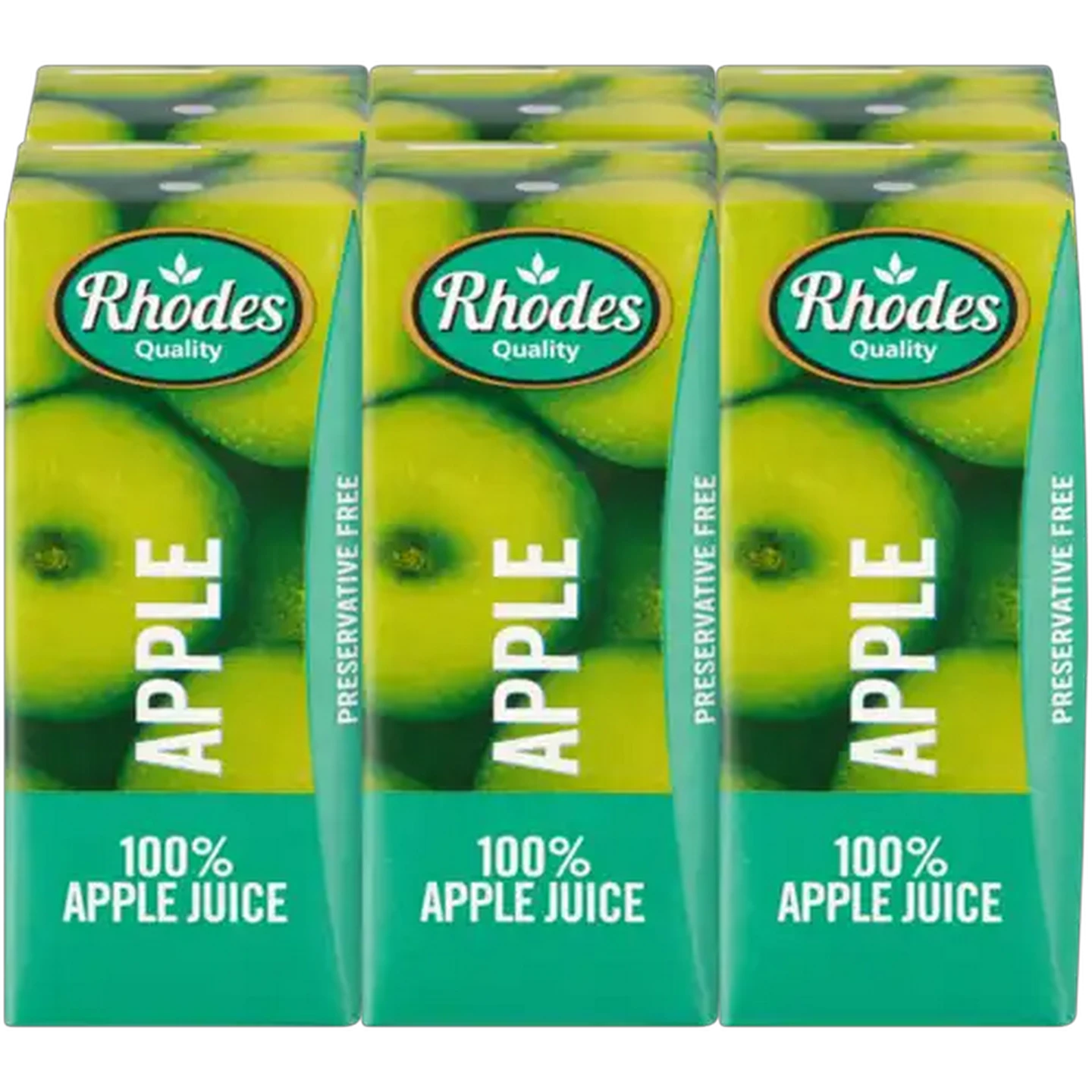 Image of Rhodes Quality 100% Apple Juice 6 x 200ml