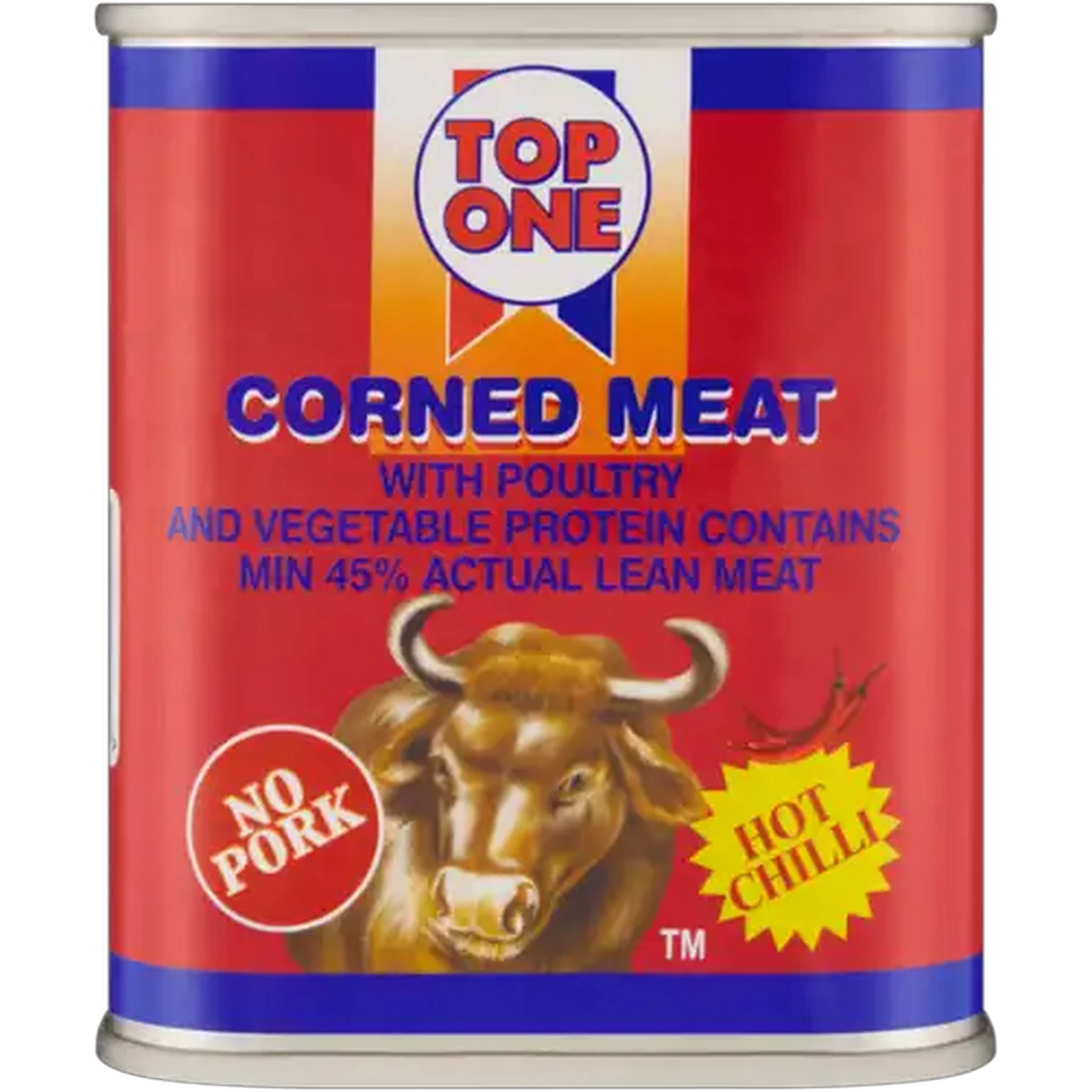 Image of Top One No Pork Hot Chilli Corned Meat 300g