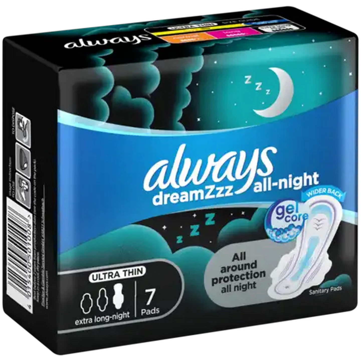Image of Always Ultra Night Extra Long Sanitary Pads 7 Pack