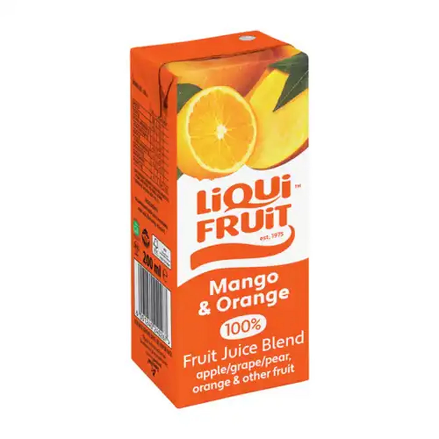 Image of Liqui Fruit Mango & Orange 100% Fruit Juice Blend 200ml