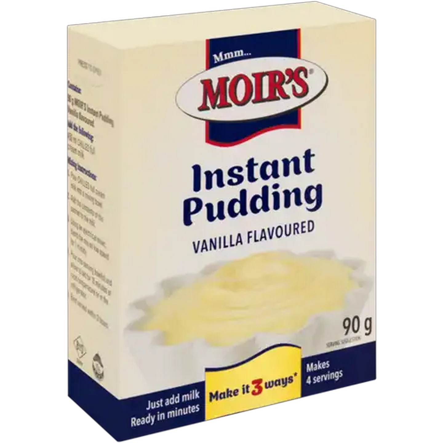 Image of Moir's Vanilla Flavoured Instant Pudding 90g