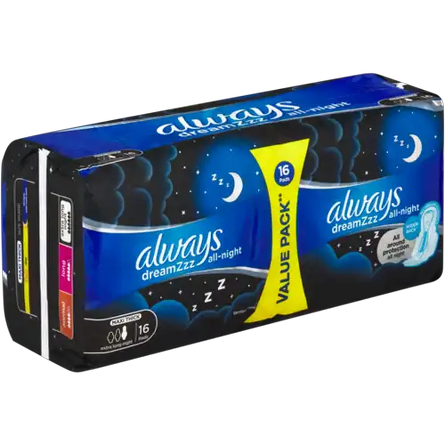Image of Always Heavy Flow Night XL Maxi Thick Sanitary Pads 16 Pack