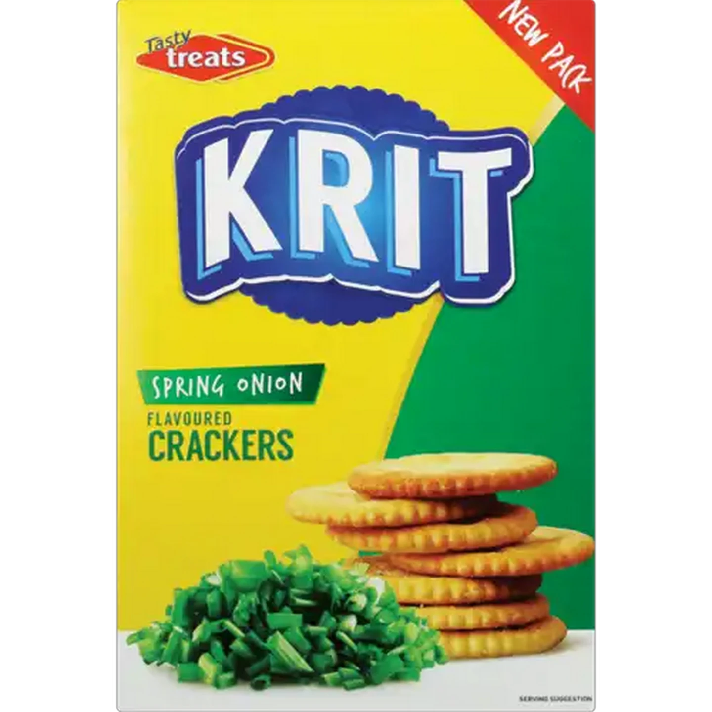 Image of Tasty Treats Krit Spring Onion Flavoured Crackers 150g