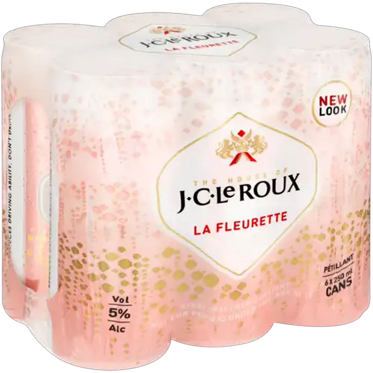 Image of J.C. Le Roux La Fleurette Sparkling Wine Cans 6 x 250ml
