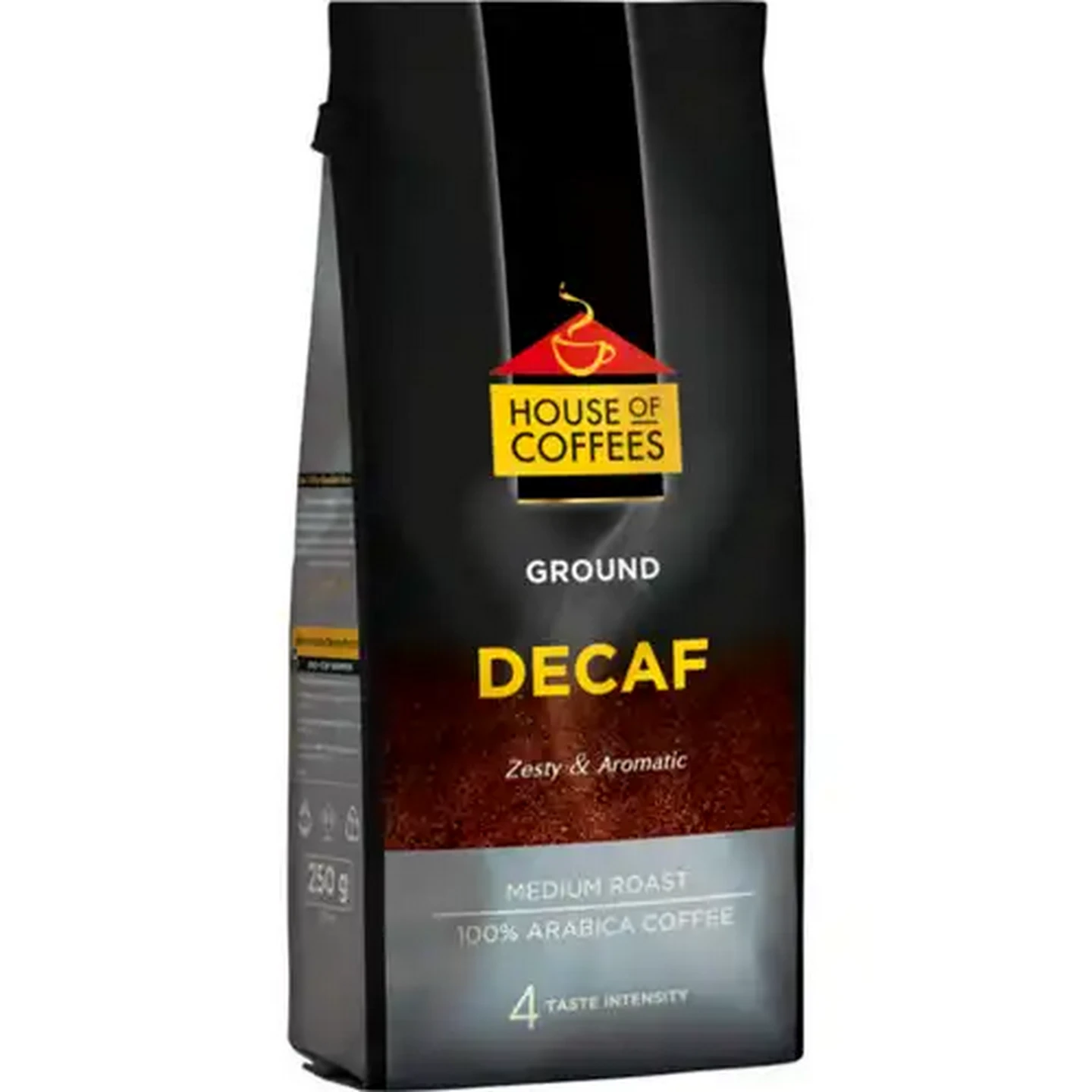 Image of House of Coffees Decaf Ground Arabica Coffee 250g