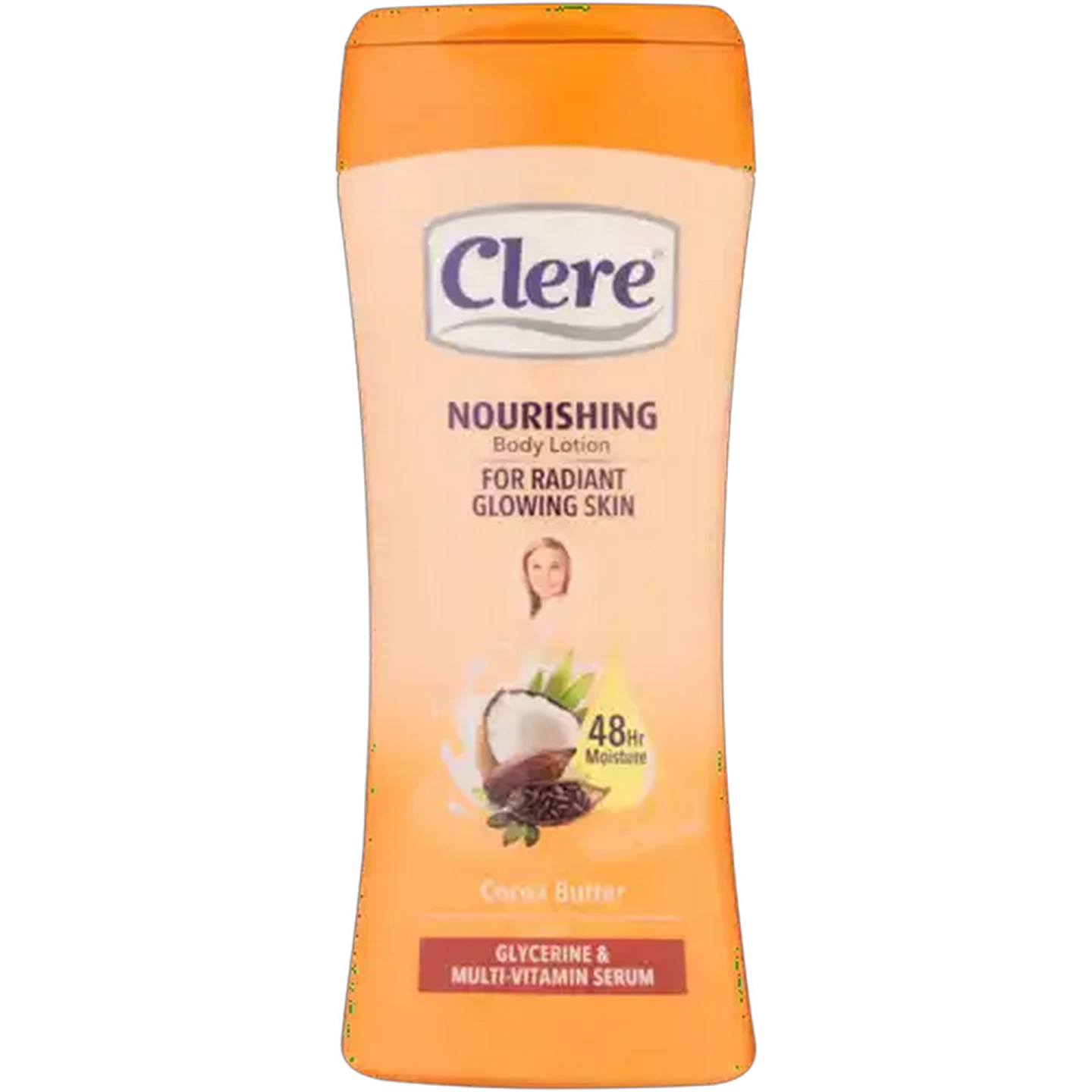 Image of Clere Triple Glycerine Enriched Cocoa Butter Nourishing Body Lotion Bottle 400ml