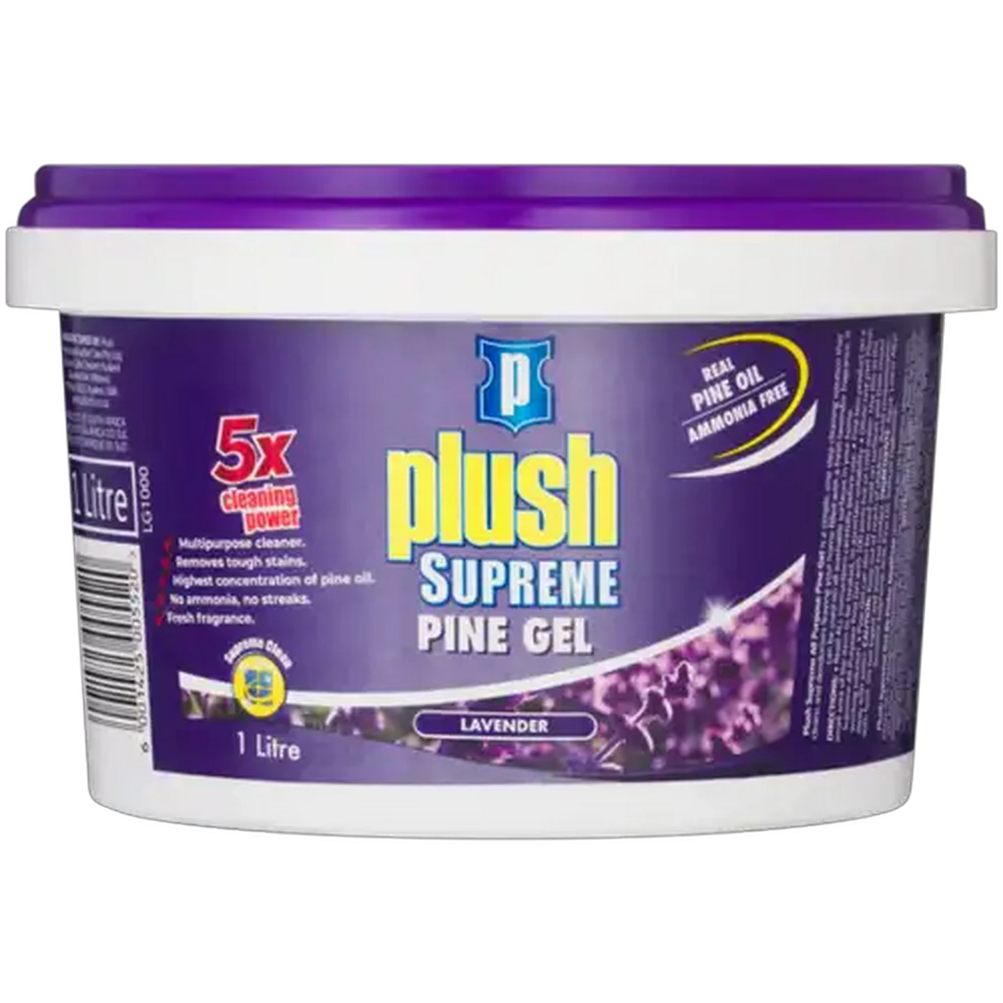 Image of Plush Lavender Scented Pine Gel All Purpose Cleaner 1L