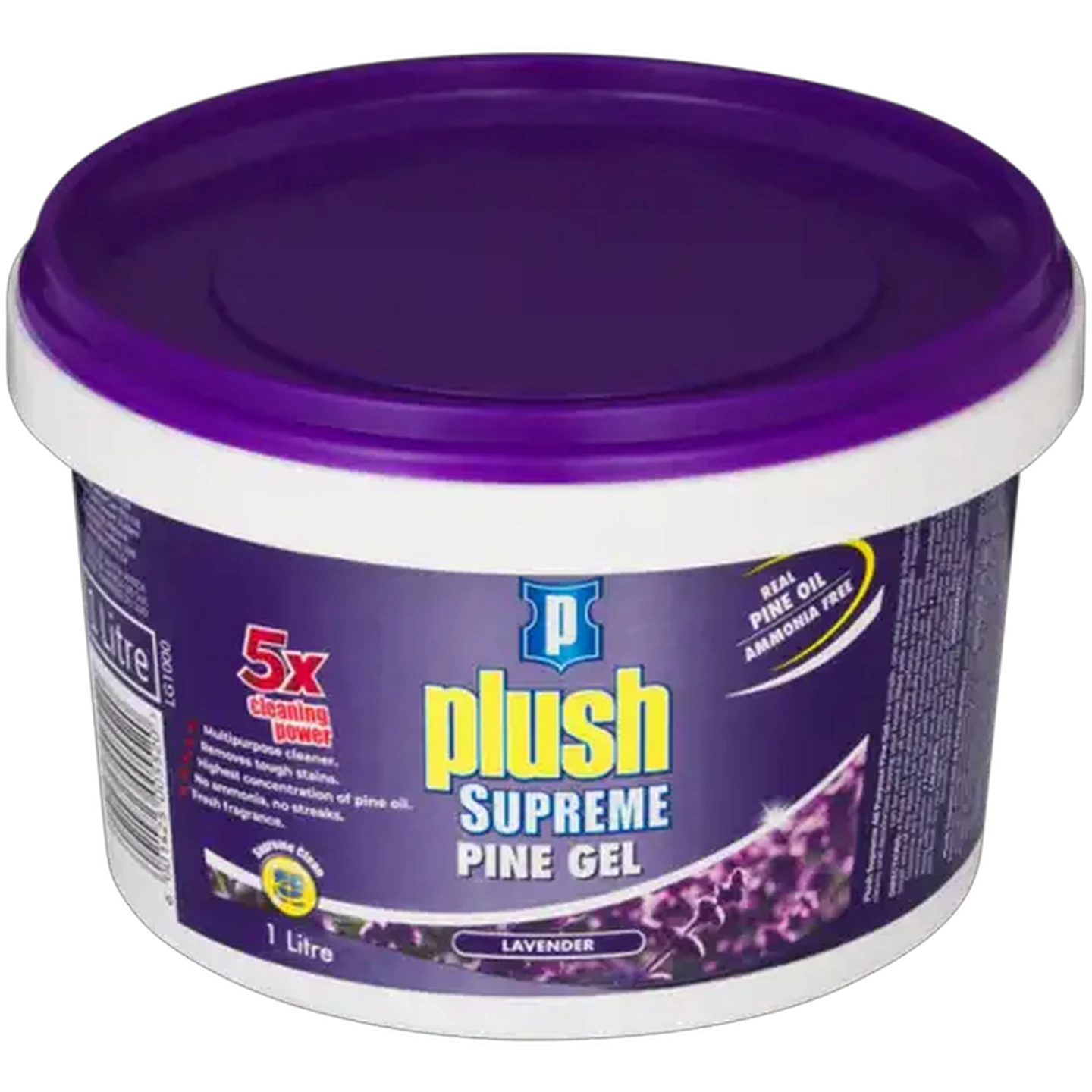 Image of Plush Lavender Scented Pine Gel All Purpose Cleaner 1L
