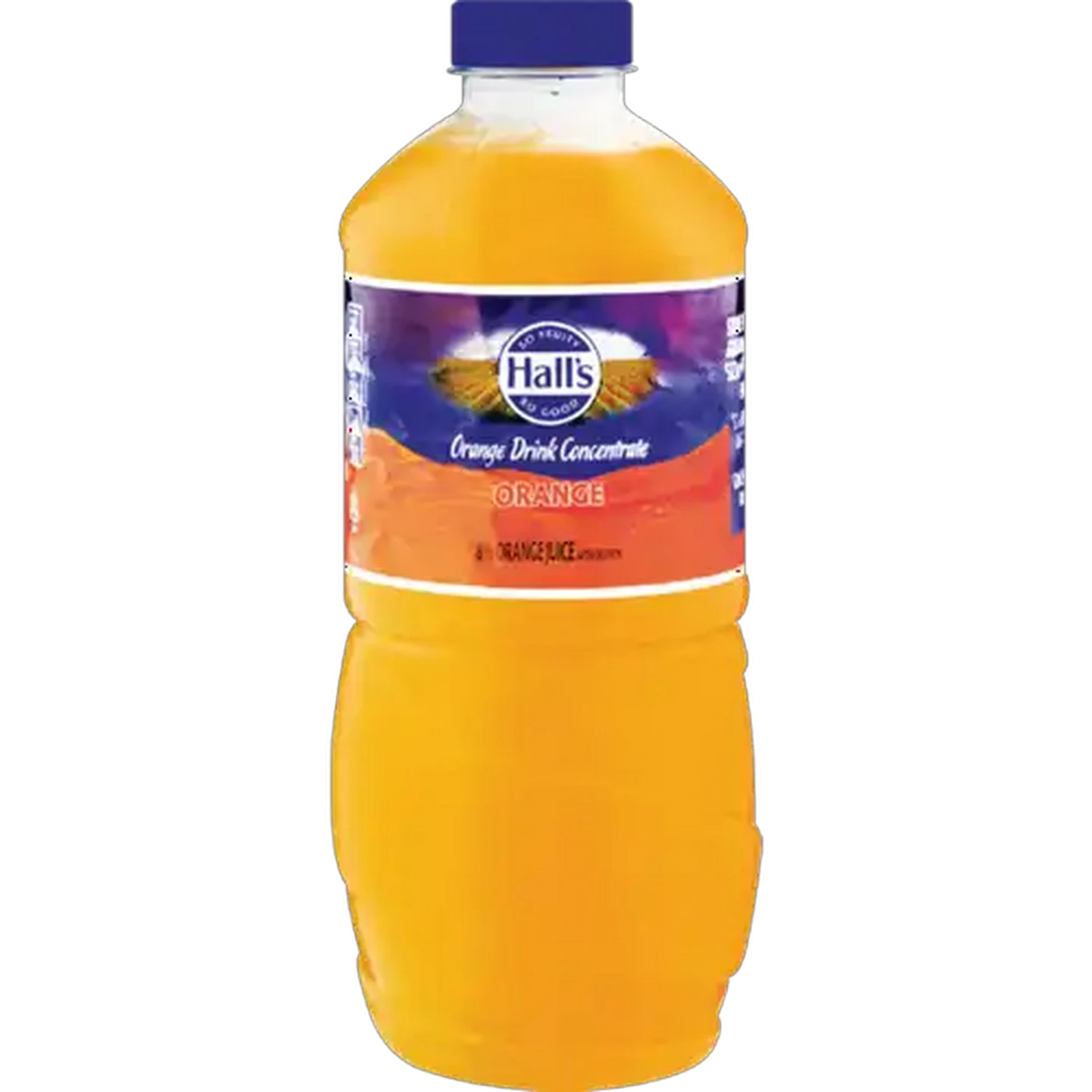 Image of Hall's Orange Flavoured Fruit Drink Concentrate 1.25L