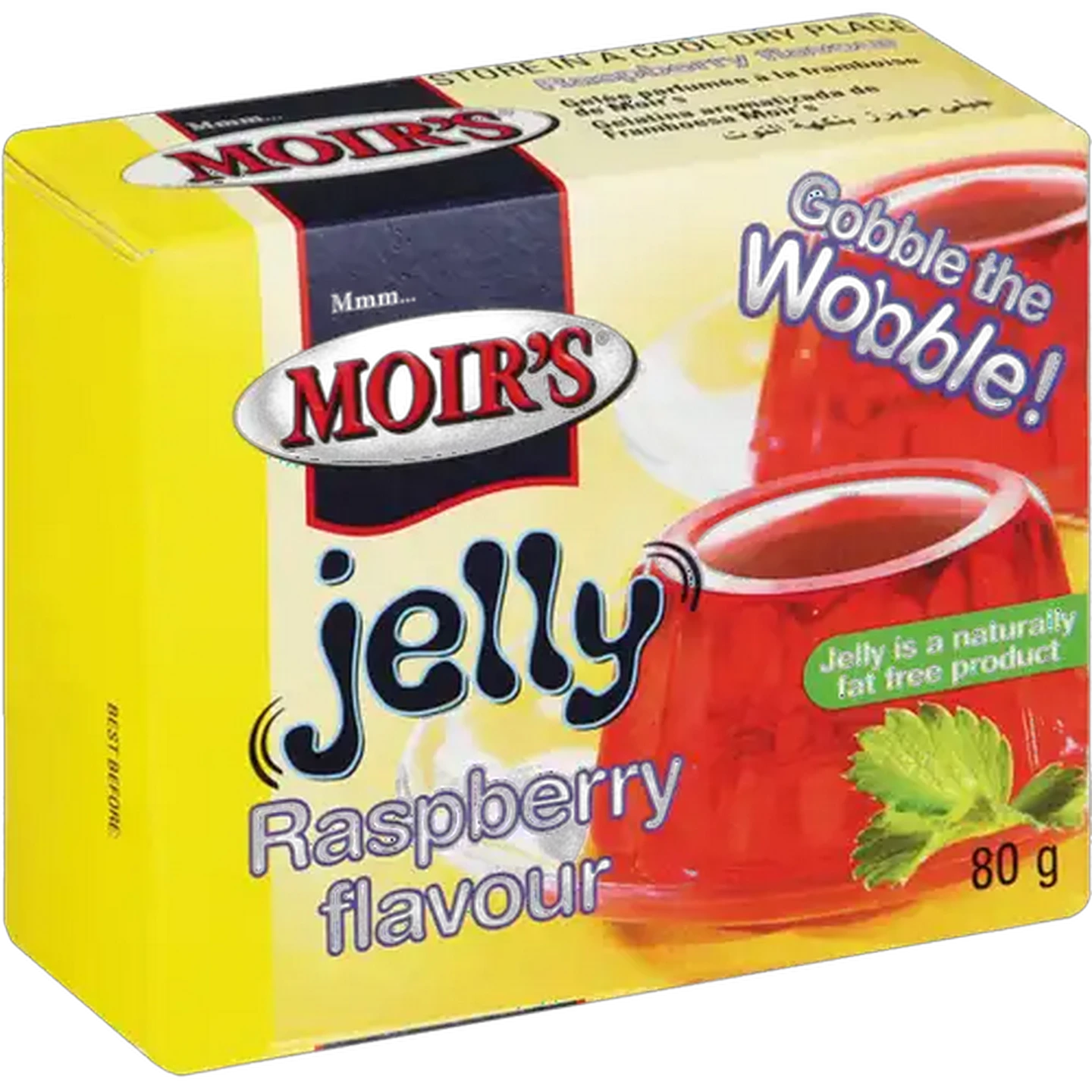 Image of Moir's Raspberry Flavoured Jelly 80g