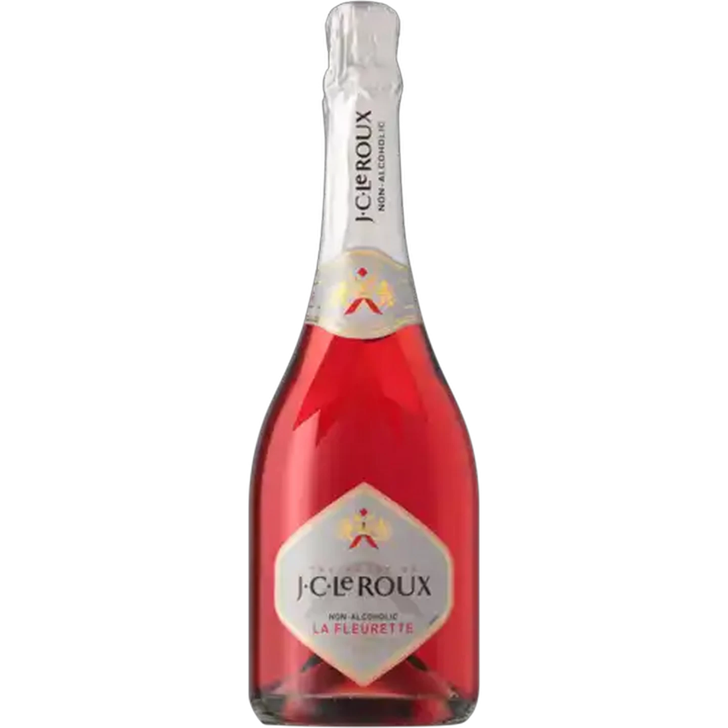 Image of J.C. Le Roux Vivante La Fleurette Non-Alcoholic Sparkling Rosé Wine Bottle 750ml