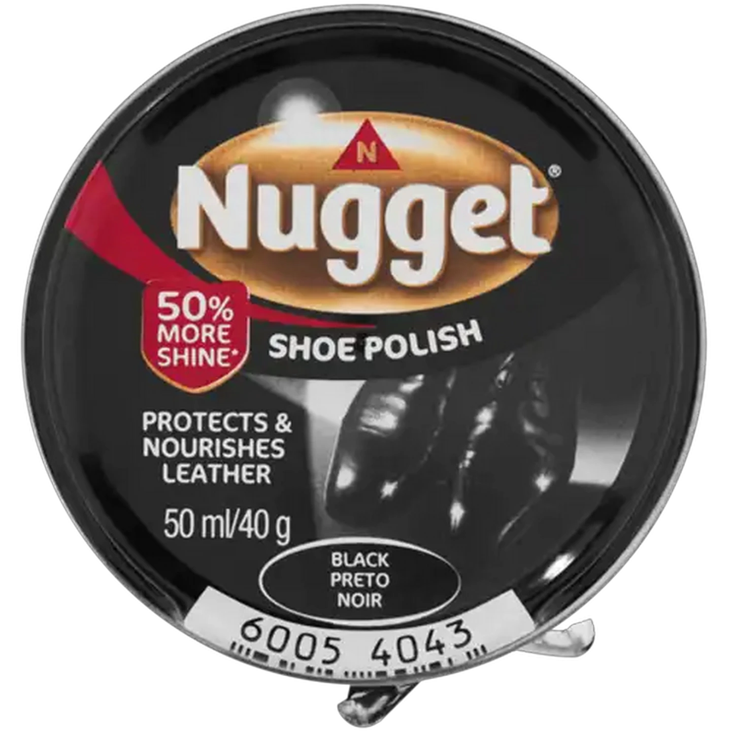 Image of Nugget Black Shoe Polish 50ml