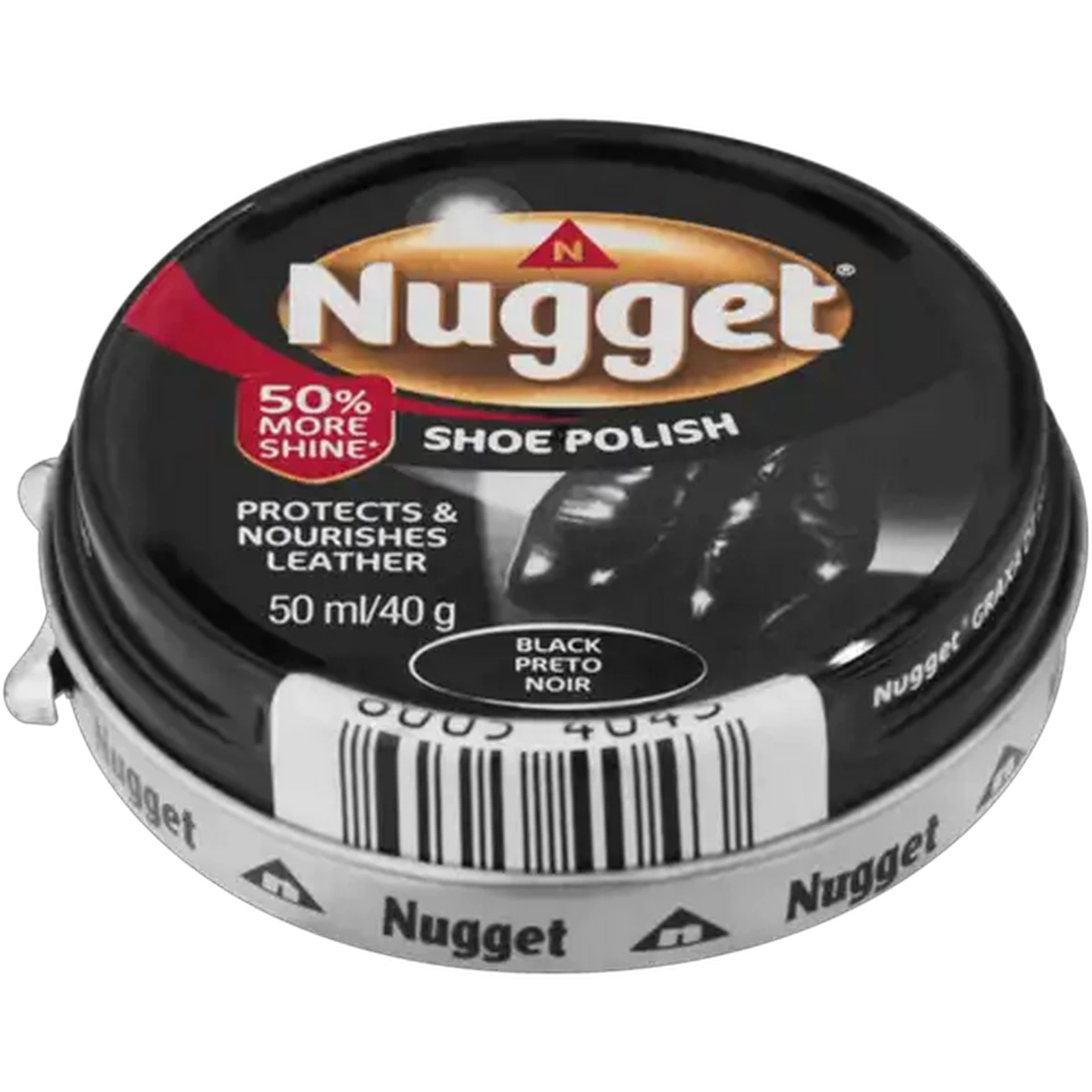 Image of Nugget Black Shoe Polish 50ml