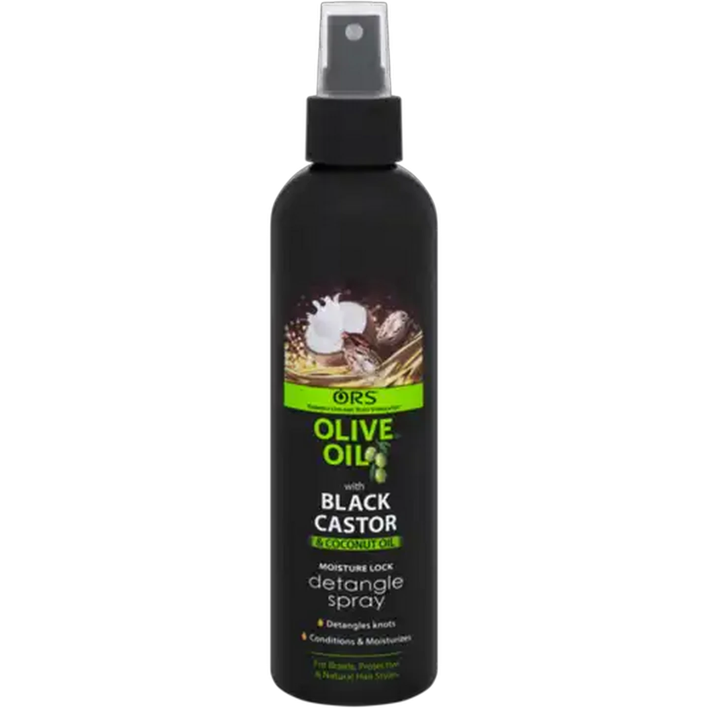 Image of ORS Olive Oil Black Castor & Coconut Oil Detangle Spray 250ml