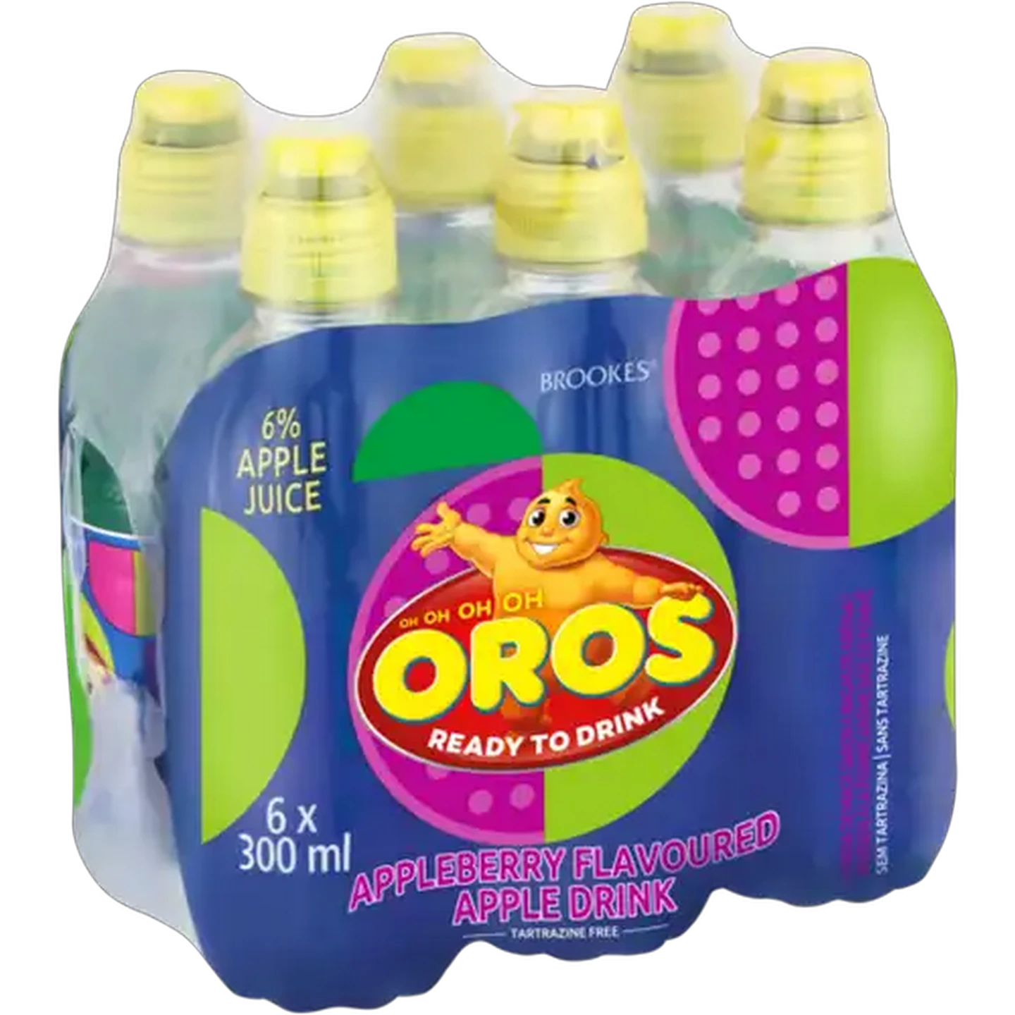 Image of Oros Appleberry Flavoured Apple Drink 6 x 300ml