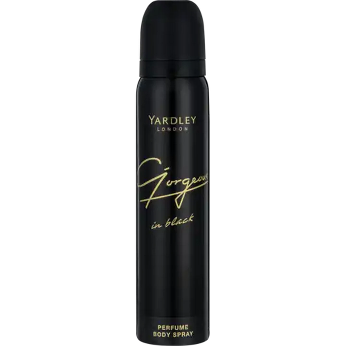 Image of Yardley Gorgeous In Black Ladies Perfume Body Spray 90ml