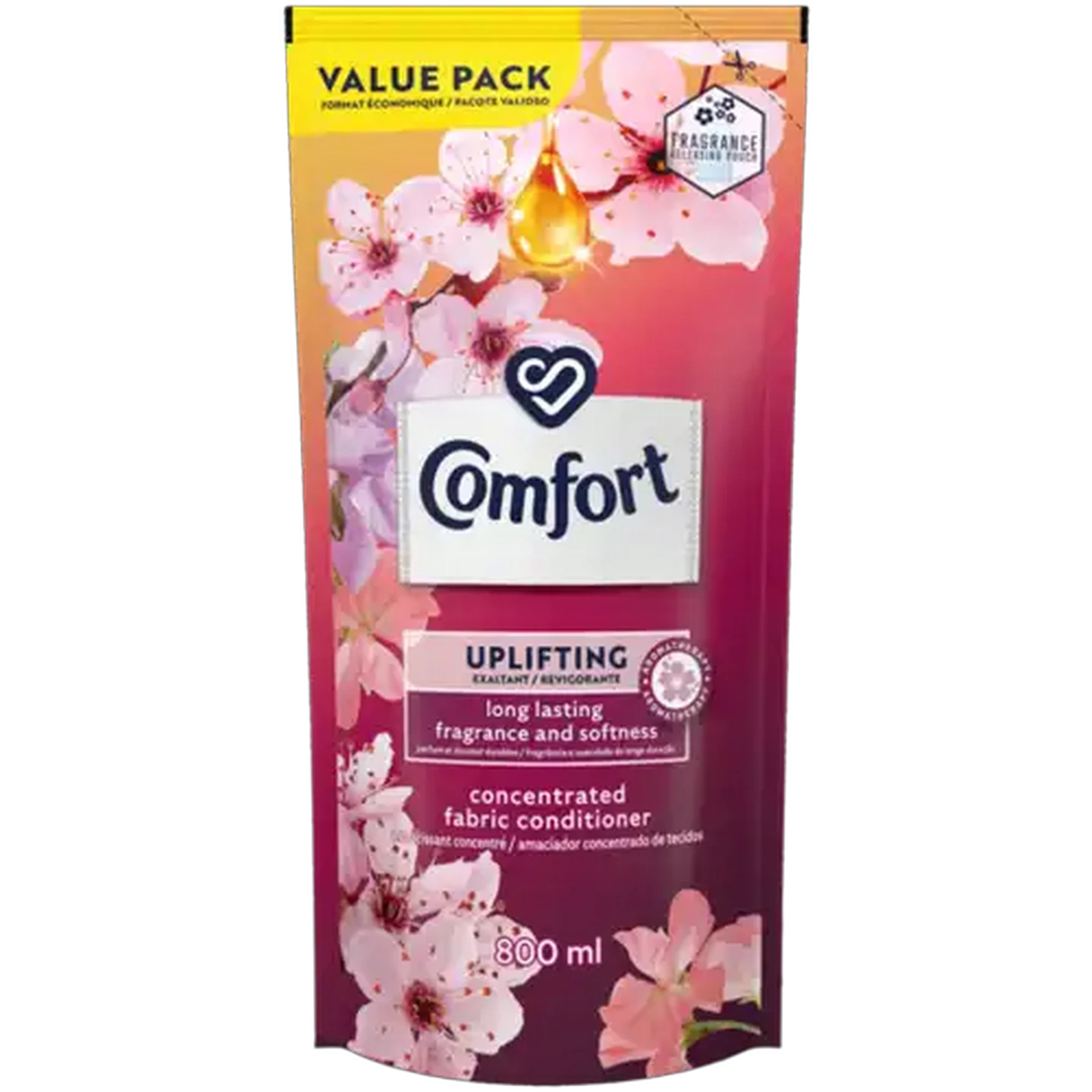 Image of Comfort Uplifting Concentrated Fabric Conditioner Refill 800ml