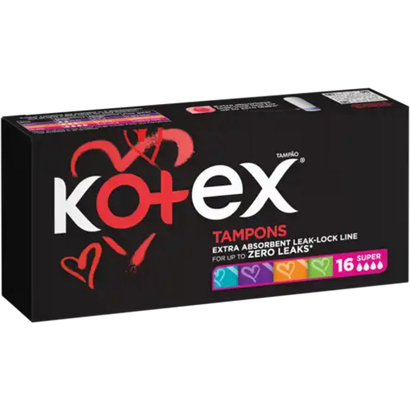 Image of Kotex Super Total Confidence Tampons 16 Pack