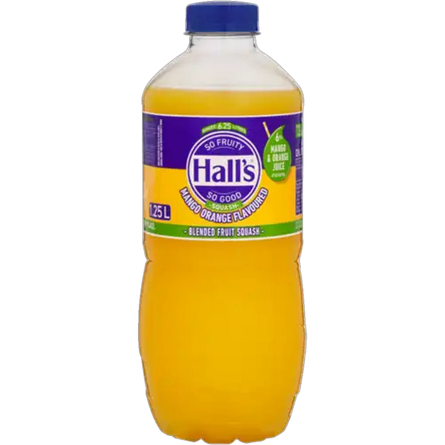 Image of Hall's Mango Orange Flavoured Blended Fruit Squash 1.25L