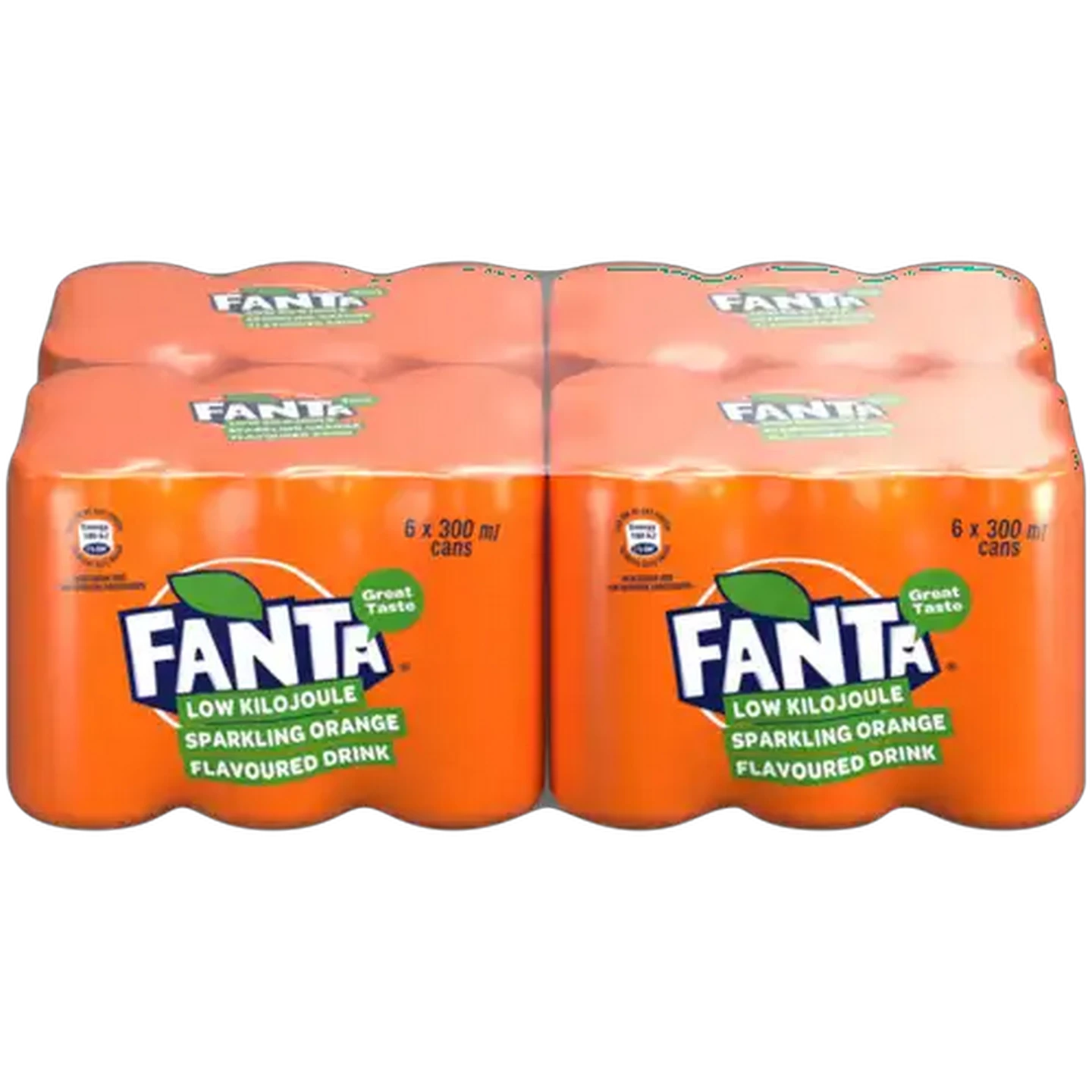 Image of Fanta Orange Flavoured Sparkling Soft Drink Can 300ml