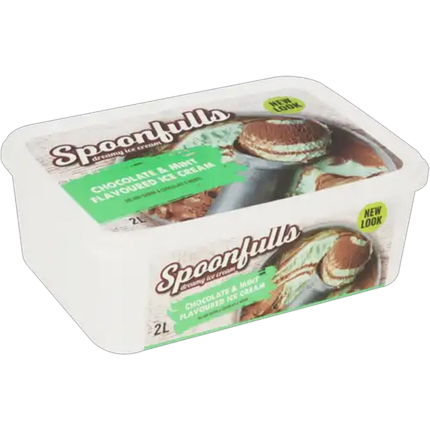 Image of Spoonfulls Mint & Chocolate Ice Cream 2L