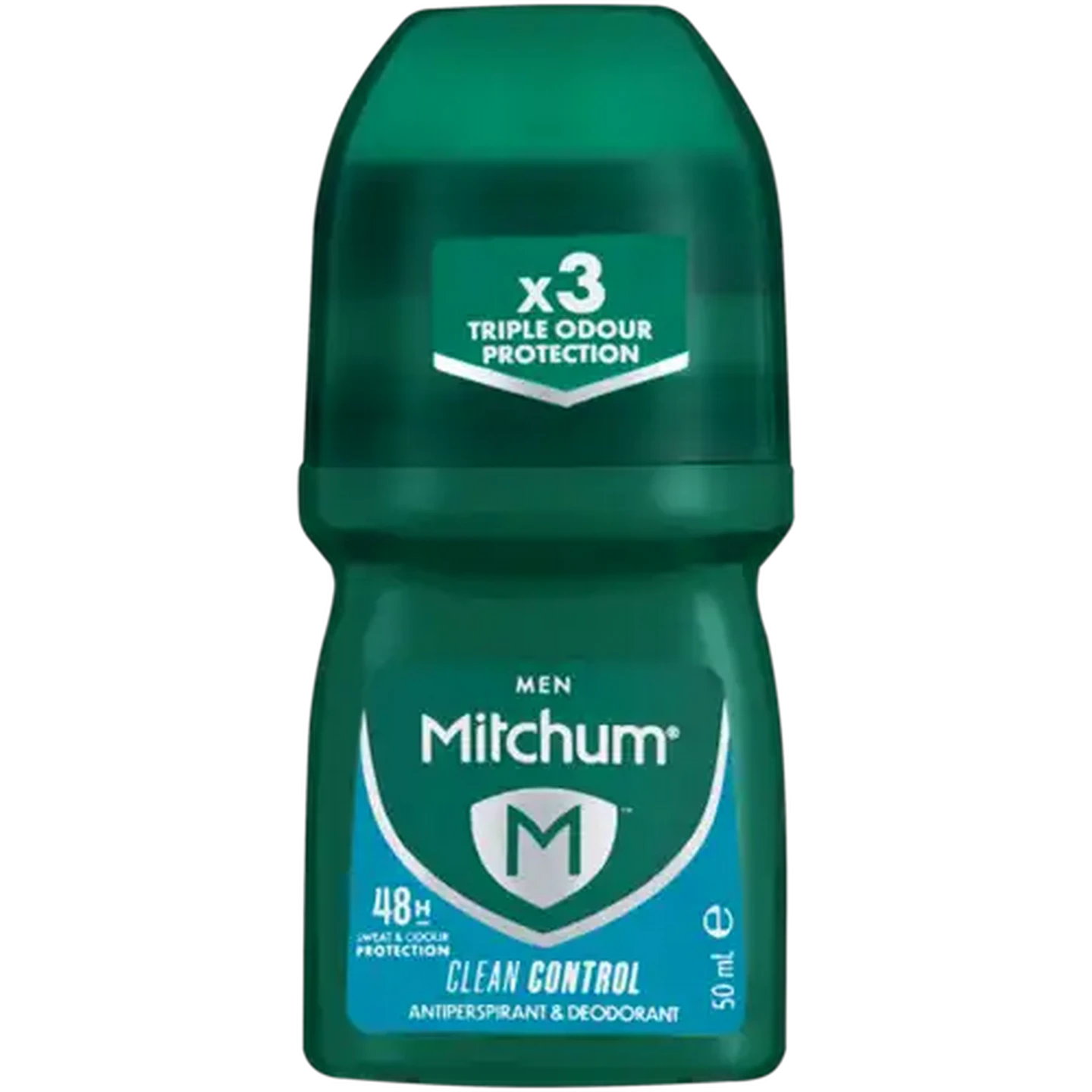 Image of Mitchum Advanced Control Clean Control Mens Anti-Perspirant Roll-On 50ml
