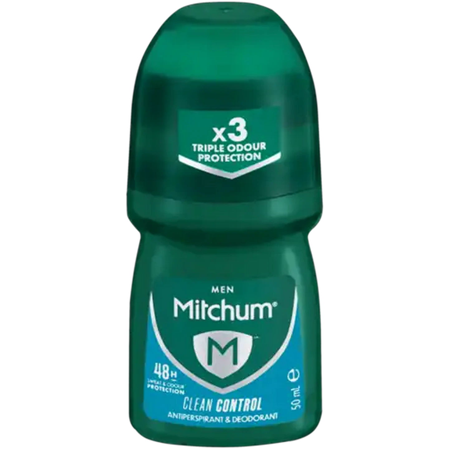 Image of Mitchum Advanced Control Clean Control Mens Anti-Perspirant Roll-On 50ml