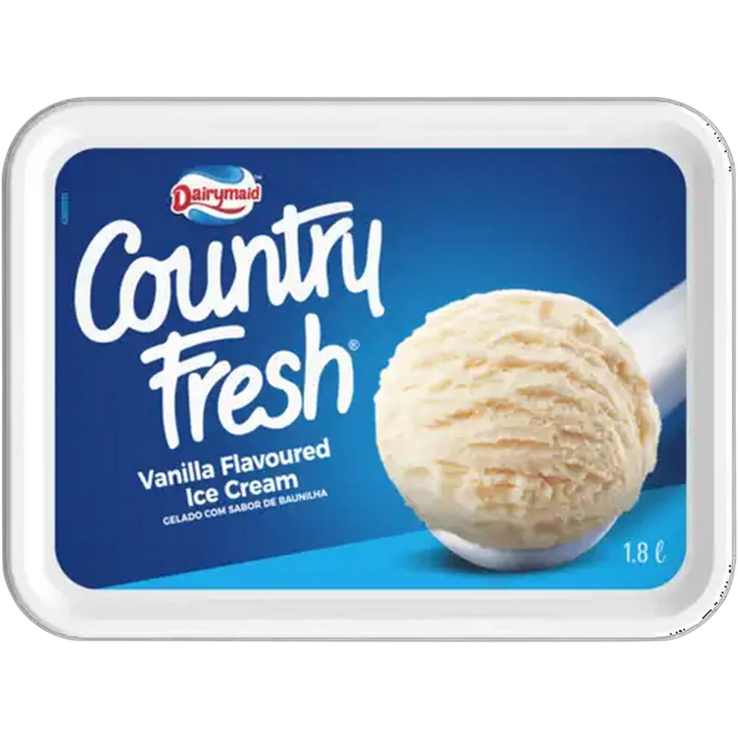 Image of Dairymaid Country Fresh Vanilla Flavoured Ice Cream 1.8L