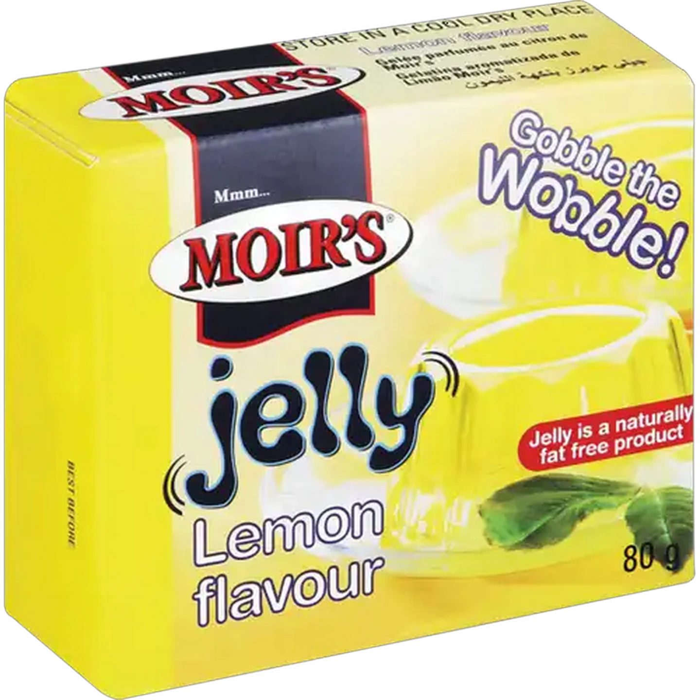 Image of Moir's Lemon Flavoured Jelly 80g
