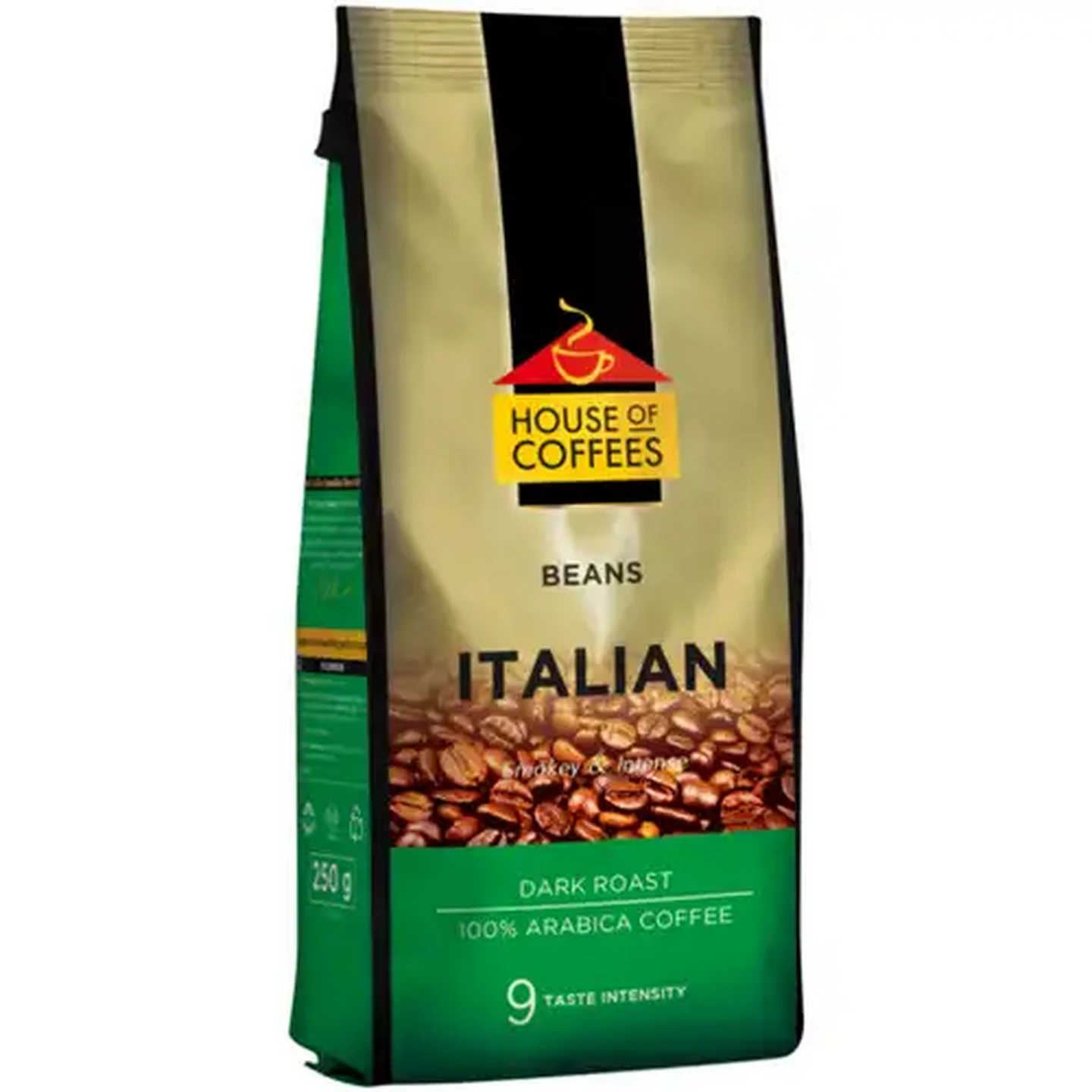 Image of House of Coffees Italian Coffee Beans 250g