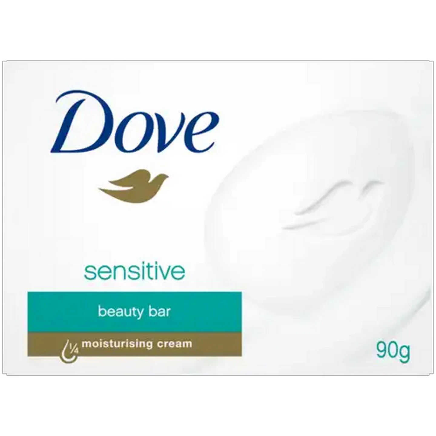 Image of Dove Sensitive Fragrance-Free Beauty Bar Soap 90g