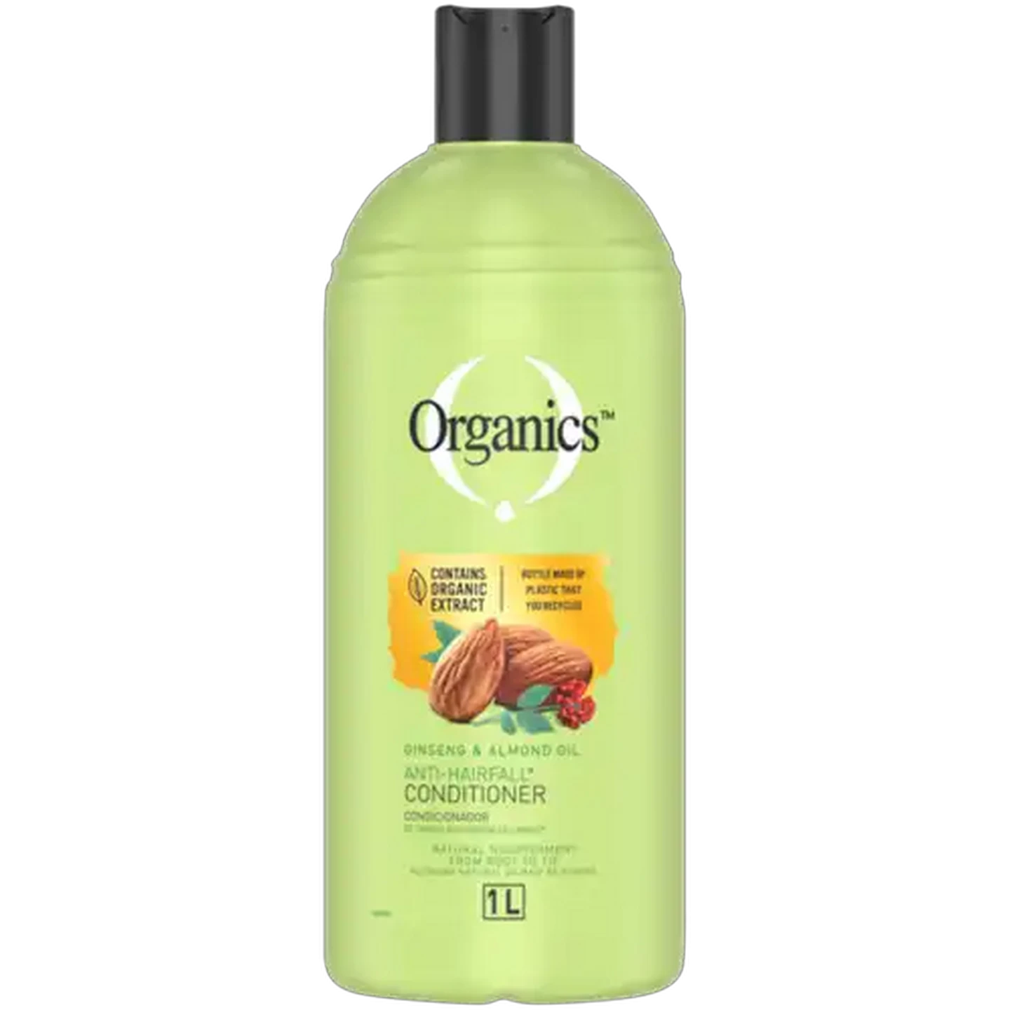 Image of Organics Ginseng & Almond Oil Anti-Hairfall Conditioner 1L
