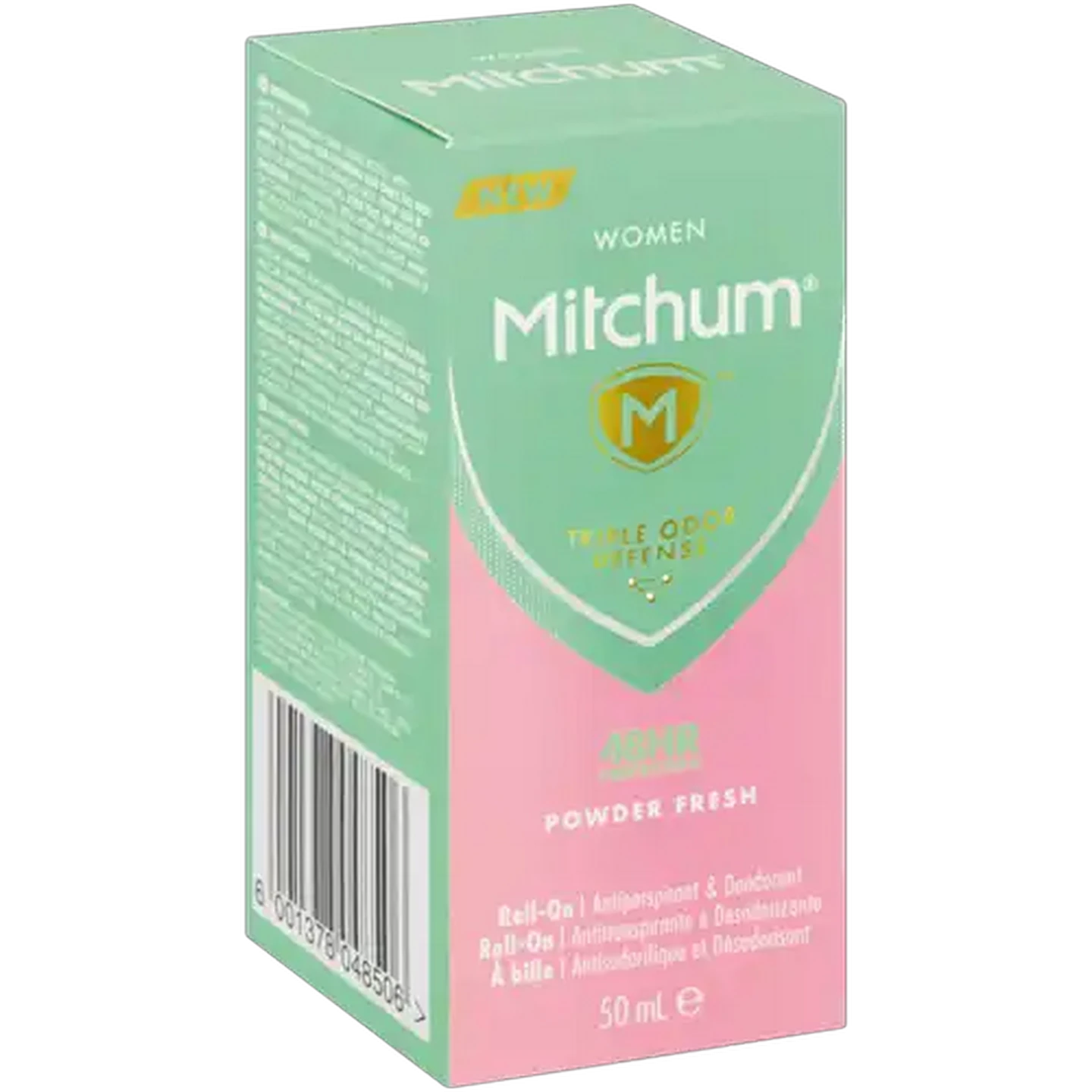 Image of Mitchum Women Powder Fresh Antiperspirant & Deodorant Roll-On 50ml