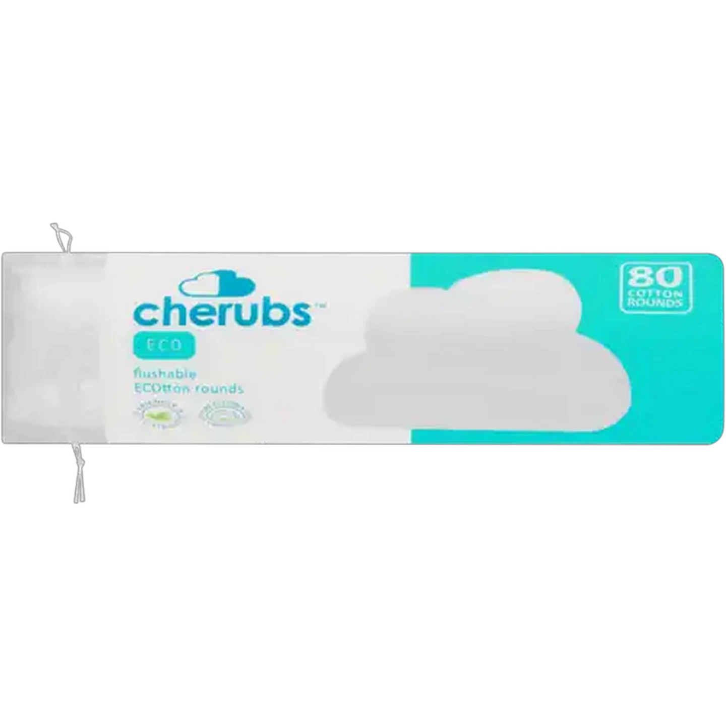 Image of Cherubs Flushable ECOtton Rounds 80 Pack