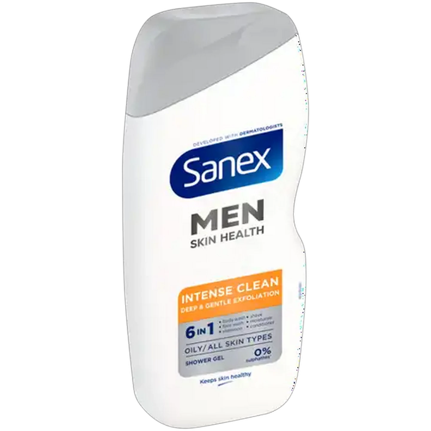 Image of Sanex Men Skin Health Deep Clean 6-in-1 Shower Gel 500ml