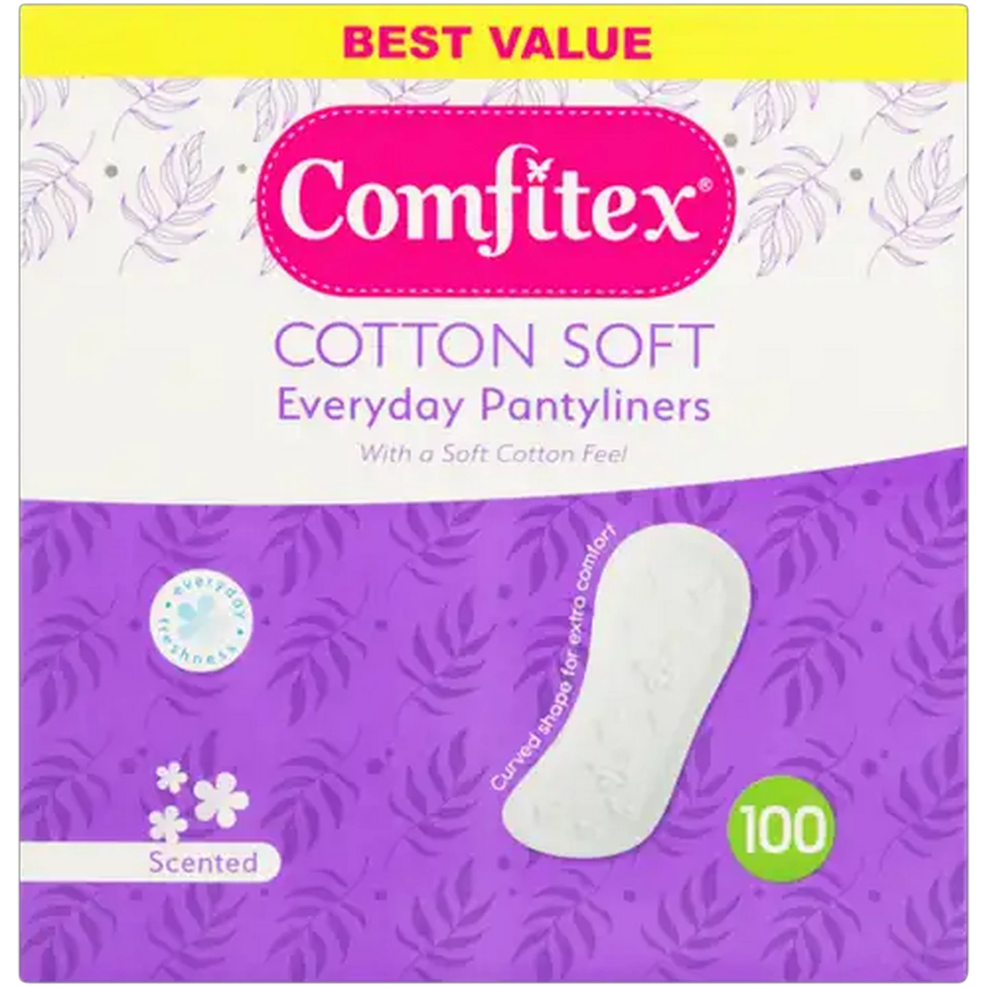 Image of Comfitex Scented Pantyliners 100 Pack