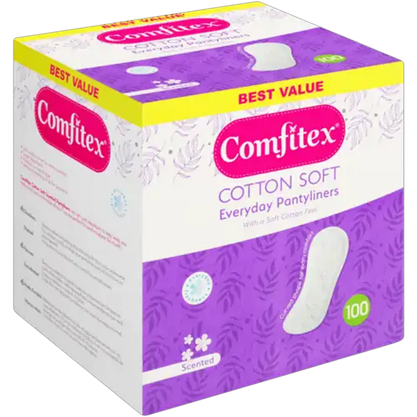 Image of Comfitex Scented Pantyliners 100 Pack