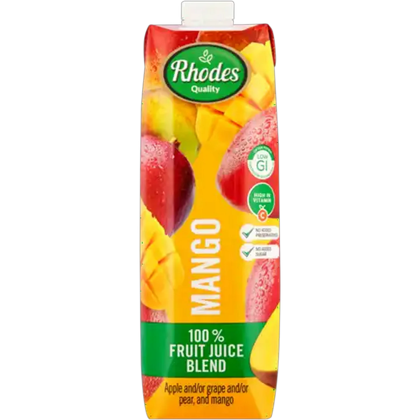 Image of Rhodes Quality Mango 100% Fruit Juice Blend 1L