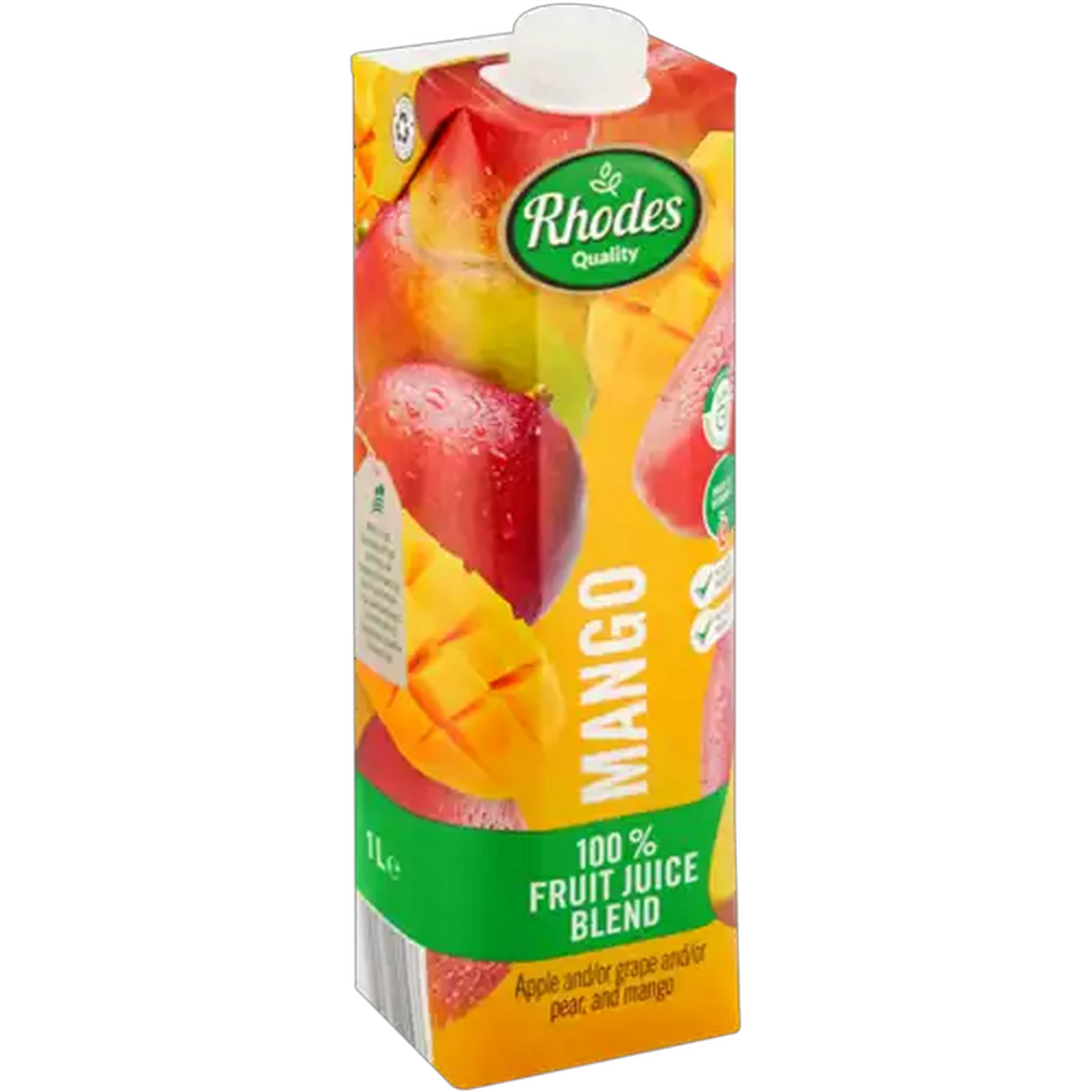 Image of Rhodes Quality Mango 100% Fruit Juice Blend 1L