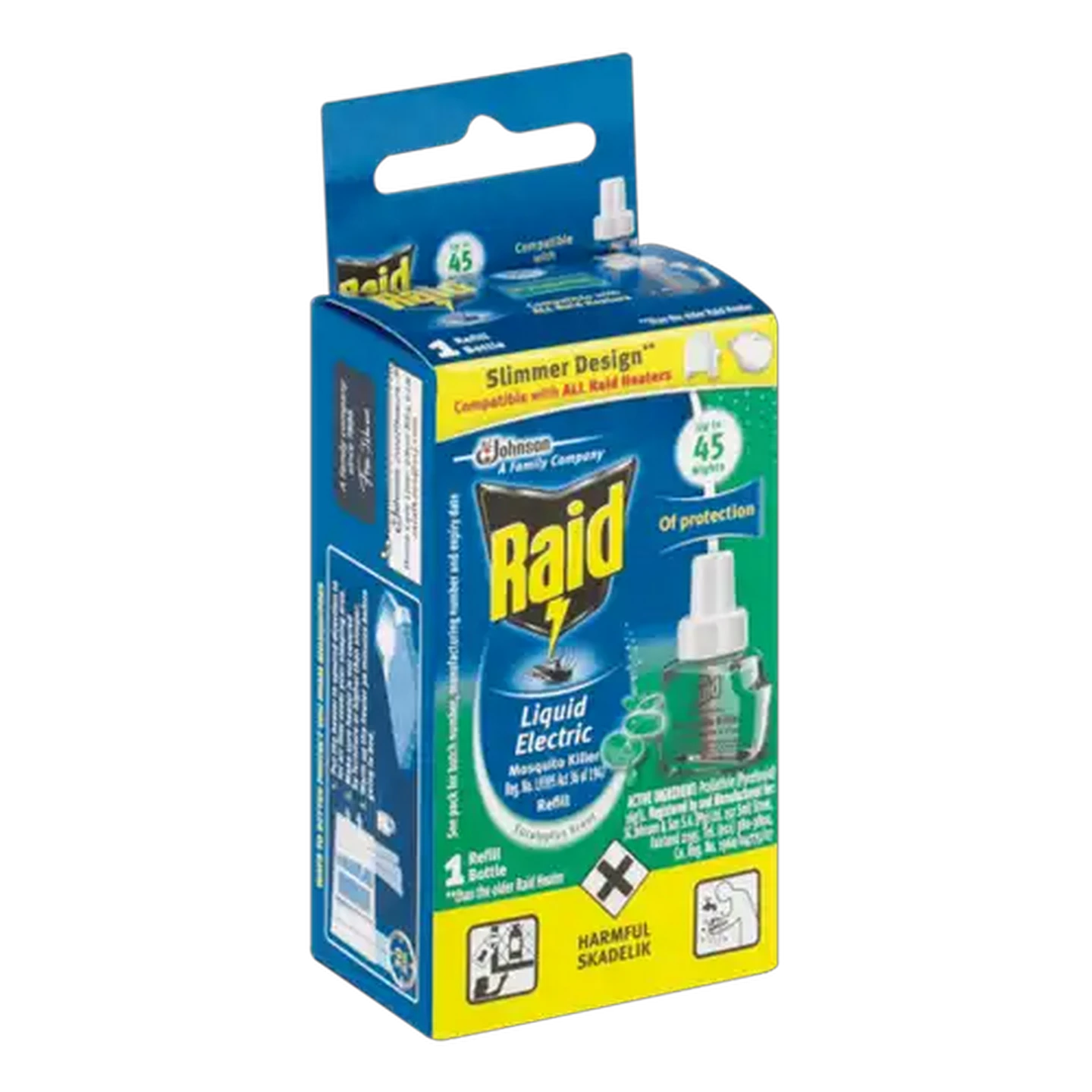 Image of Raid Eucalyptus Fragranced Liquid Electric Mosquito Killer Refill Bottle 33ml