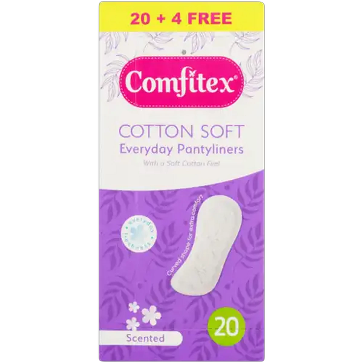 Shoprite ZA | Comfitex Cotton Soft Scented Everyday Pantyliners 24