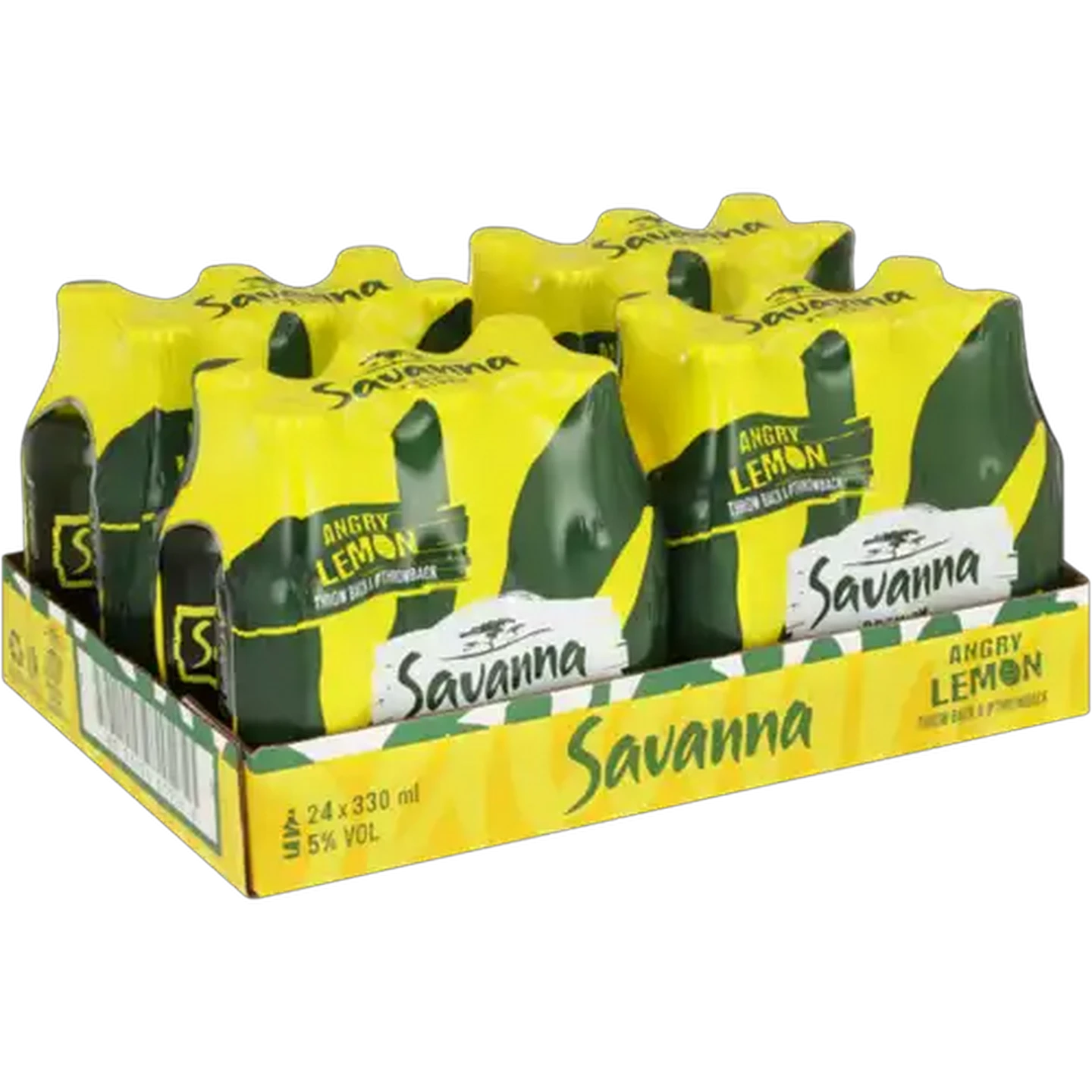 Image of Savanna Angry Lemon Premium Cider Bottles 24 x 330ml