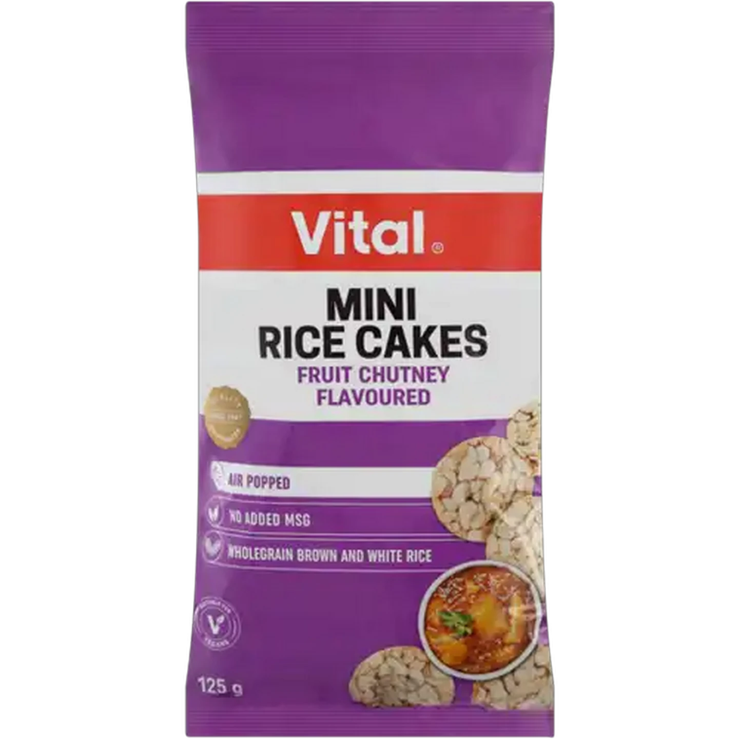 Image of Vital Fruit Chutney Flavoured Mini Rice Cakes 125g