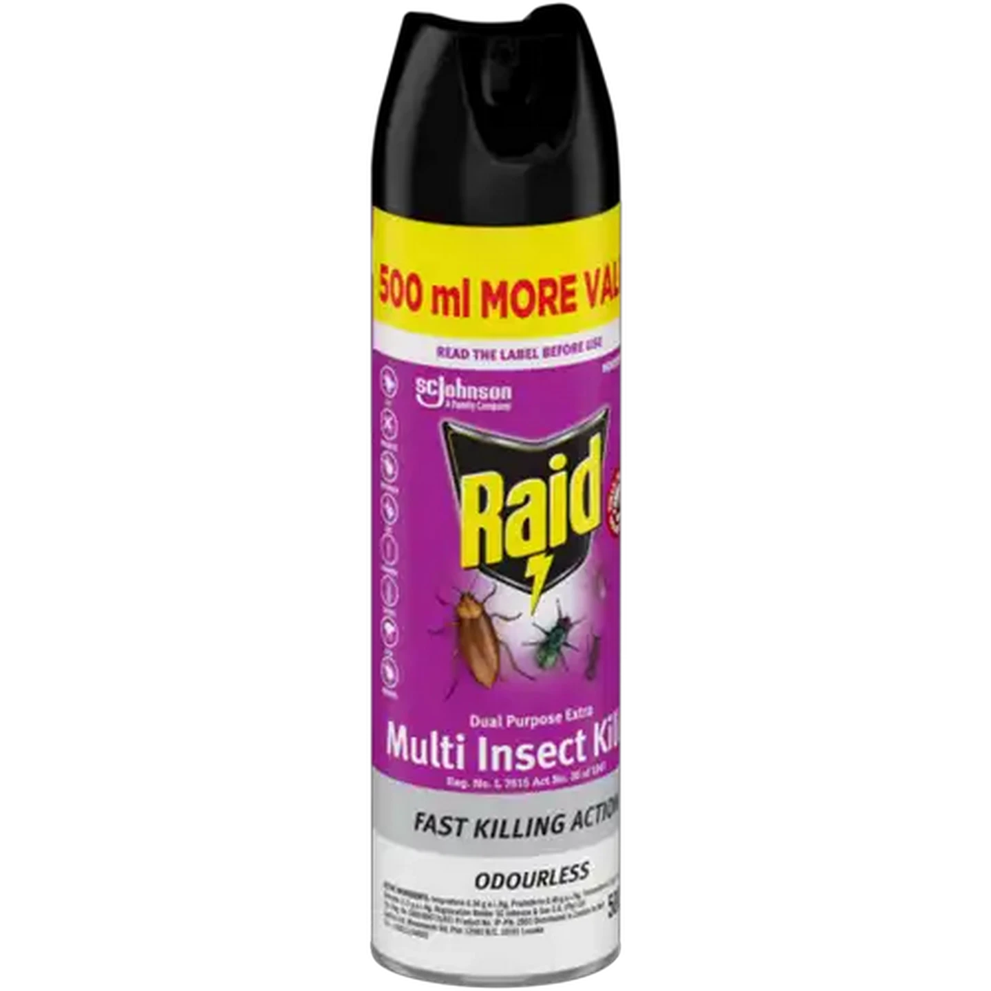 Image of Raid Odourless Insecticide 500ml