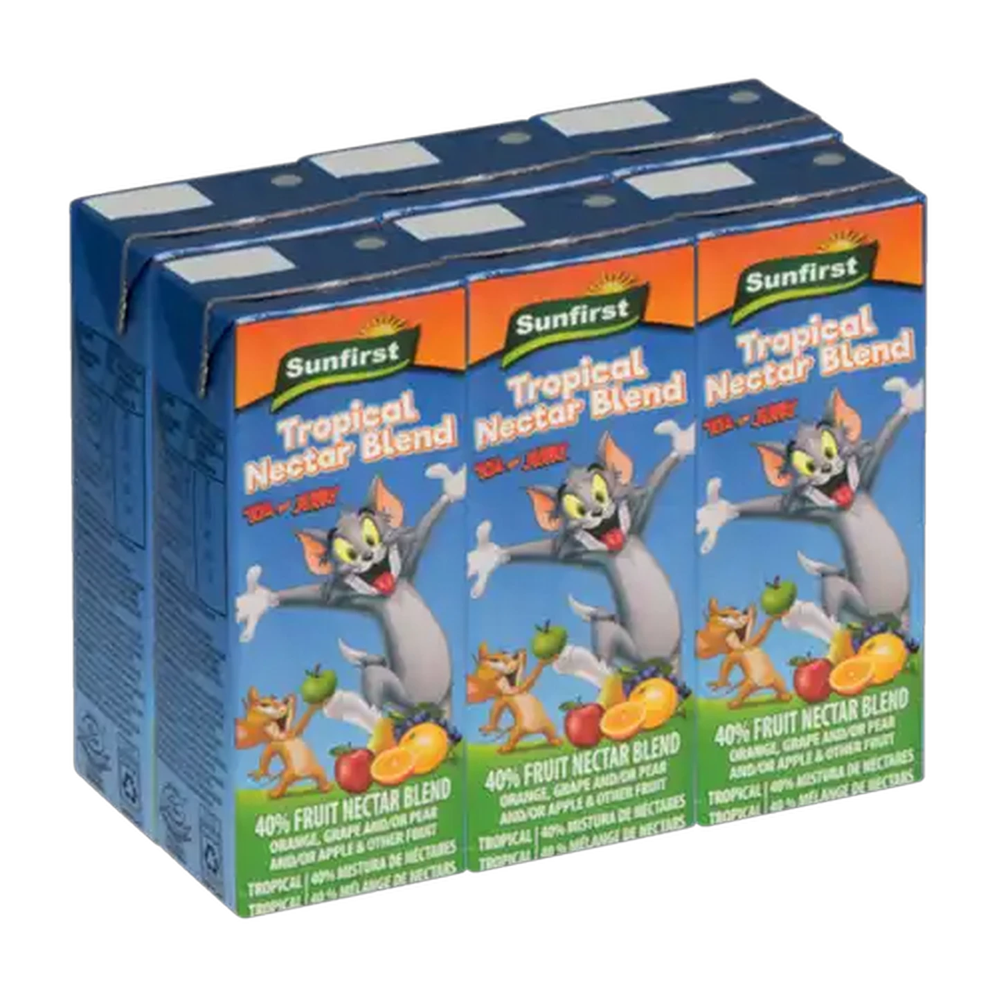 Image of Sunfirst Tropical 40% Fruit Nectar Blend Juice Boxes 6 x 200ml